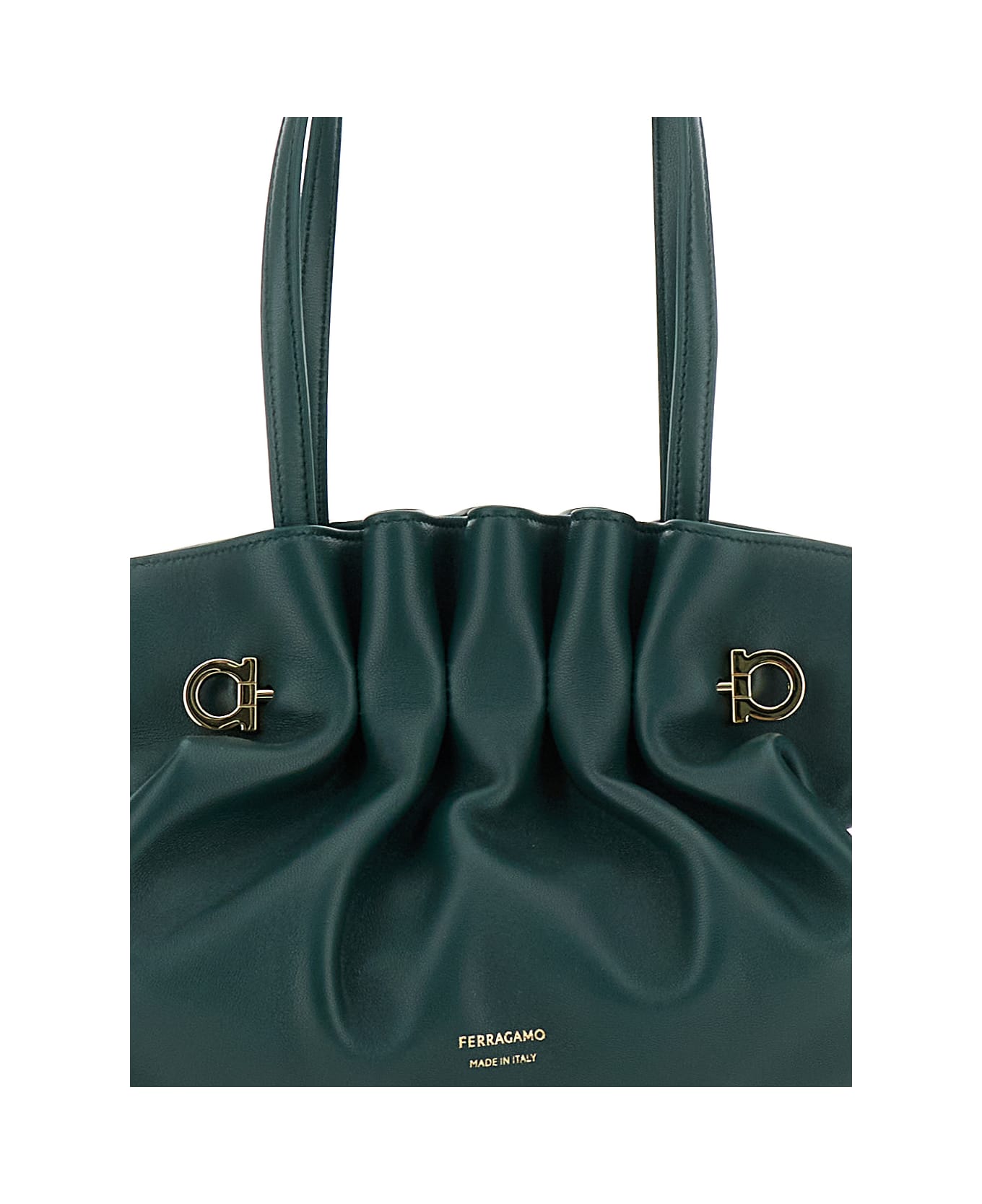 Ferragamo Sh Dump S Shoulder Bag 27,0x11,0x18,0 - Green