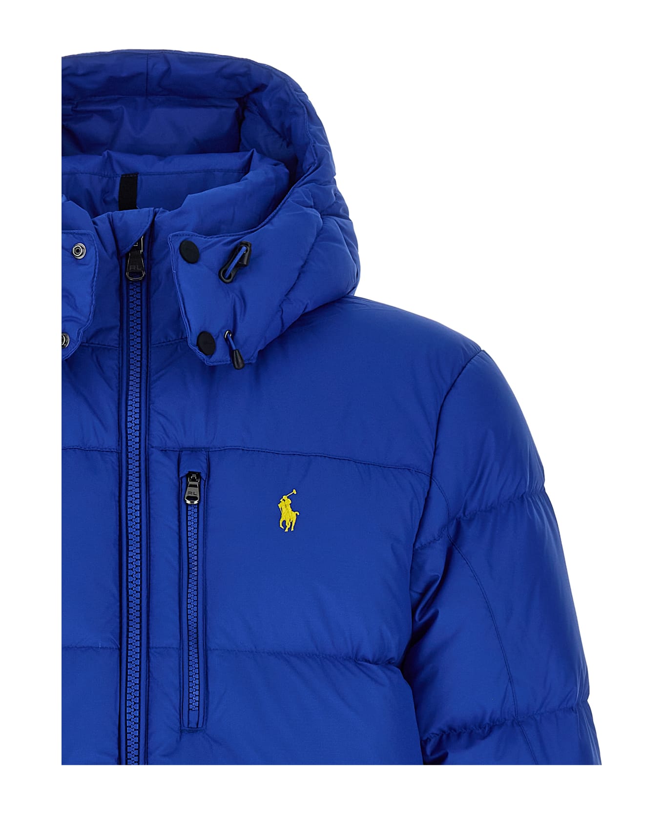 Polo Ralph Lauren Logo Embroidery Down Jacket - Blue