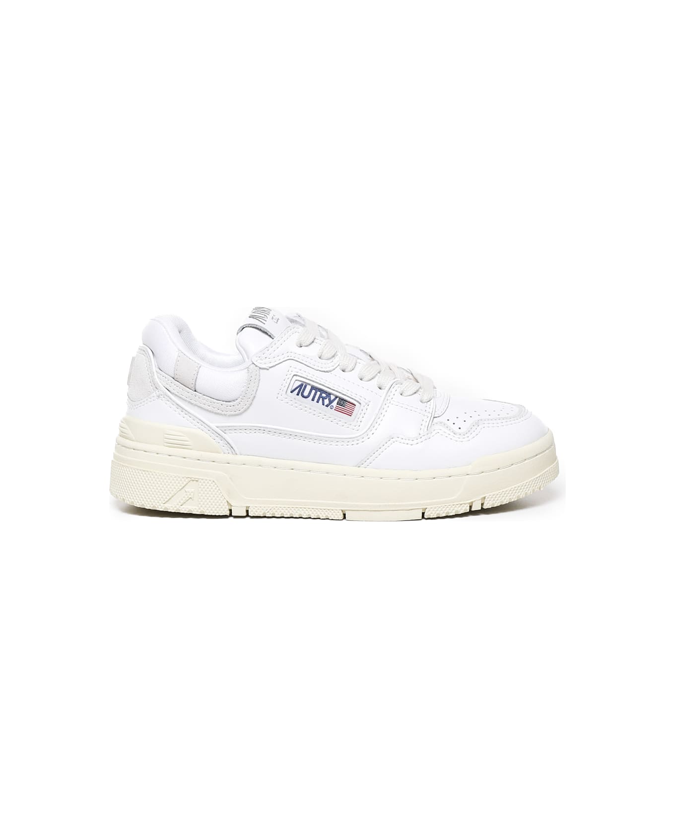 Autry Sneakers Clc In Cowskin - Wht