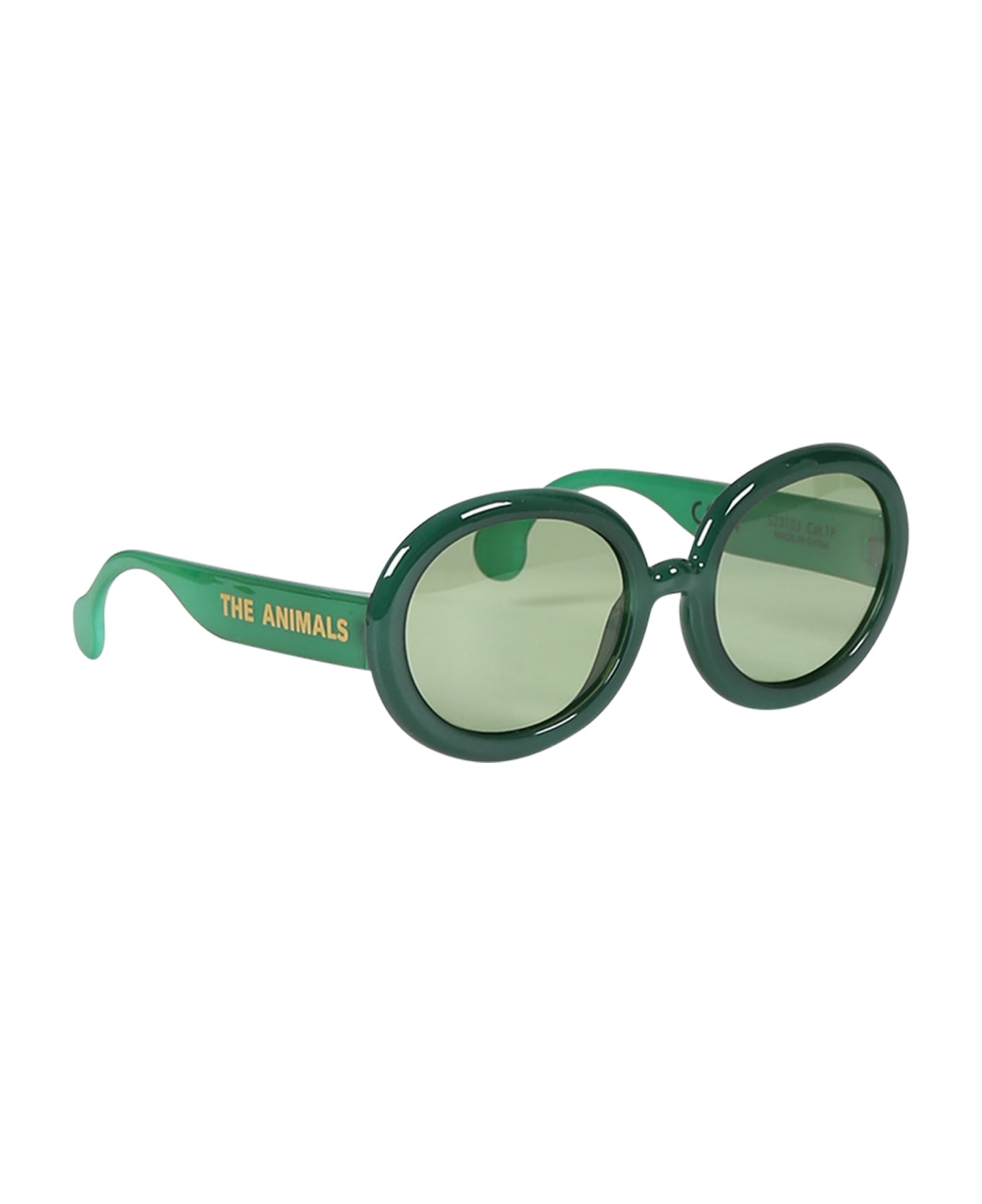 The Animals Observatory Green Sunglasses For Kids With Logo - Green