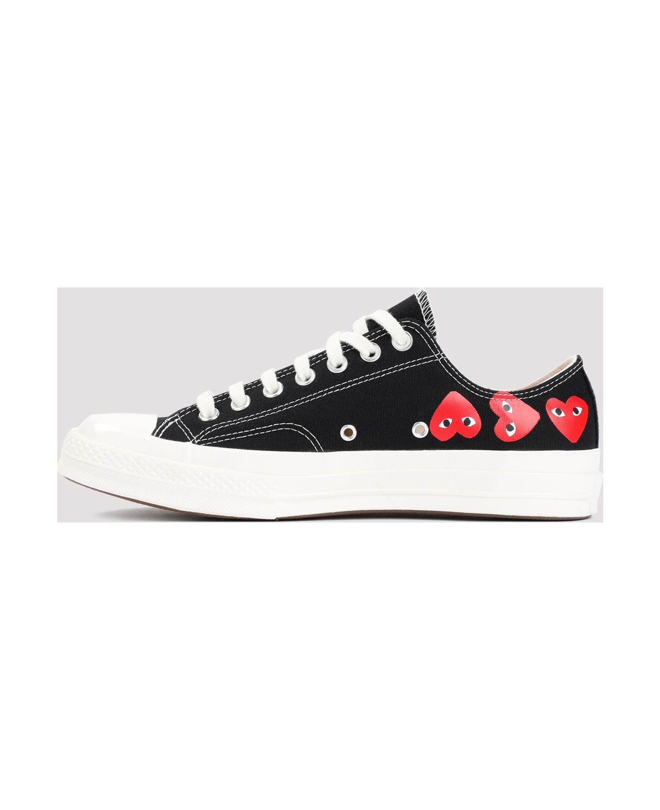 Comme des Garçons Play Comme Des Garçonsplay Multi Heart Low Top Sneakers - Black