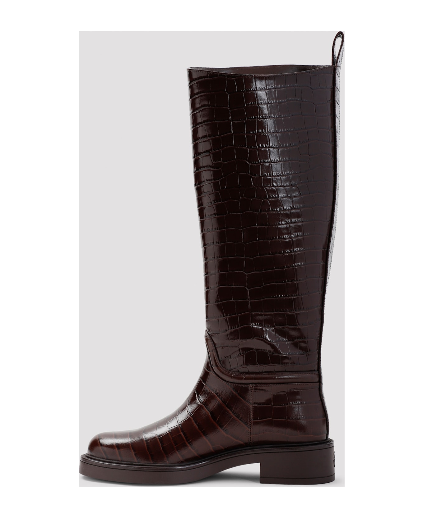 Stuart Weitzman Celia Riding Boots - V Walnut Tonal