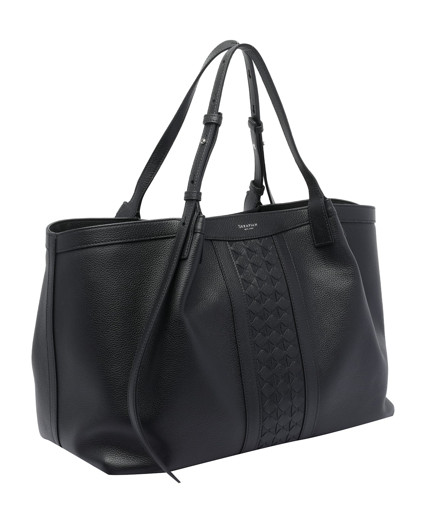 Serapian Secret Shoulder Bag - Black