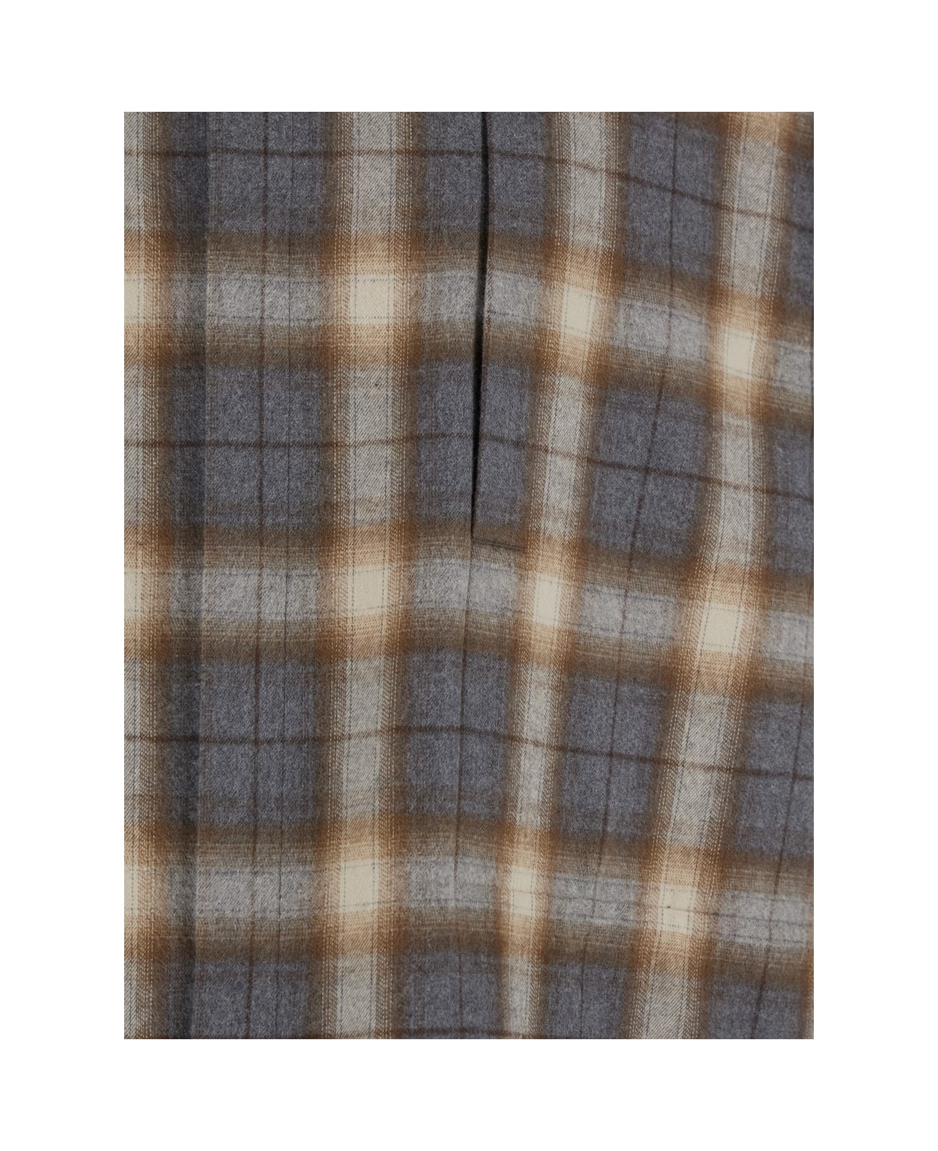 Rick Owens Grey Sleeveless Jacket With All-over Striped Motif In Cotton Man - Grey