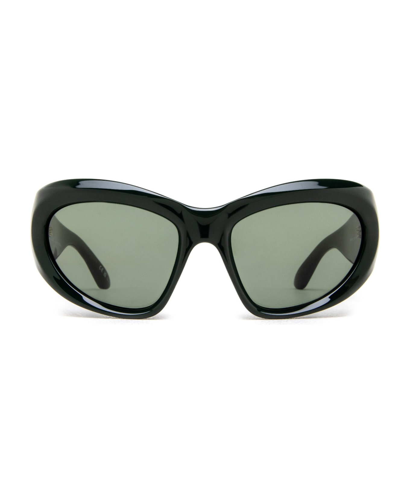 Balenciaga Eyewear Bb0228s Sunglasses - 002 GREEN GREEN GREEN サングラス