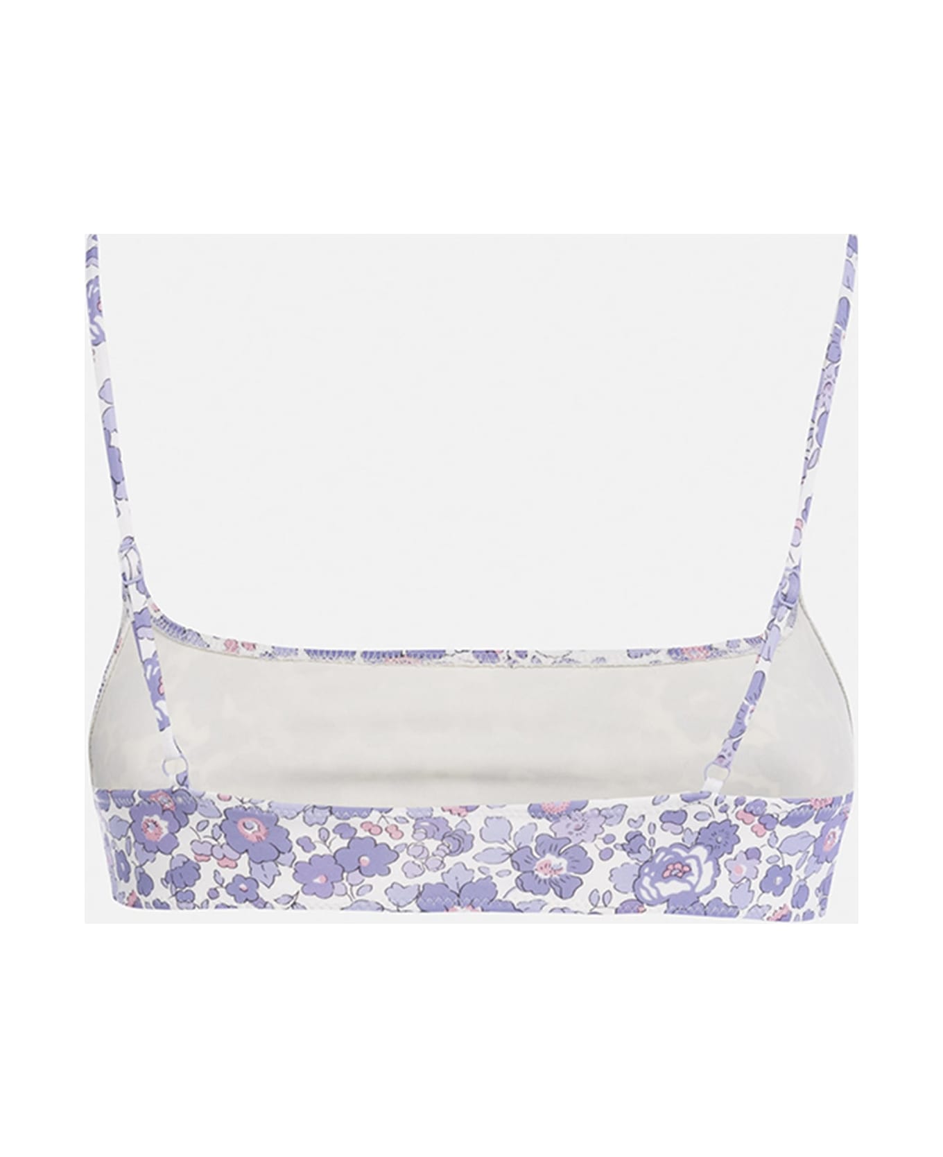 MC2 Saint Barth Woman Betsy Bralette Beach Top Sadie| Made With Liberty Fabric - PINK