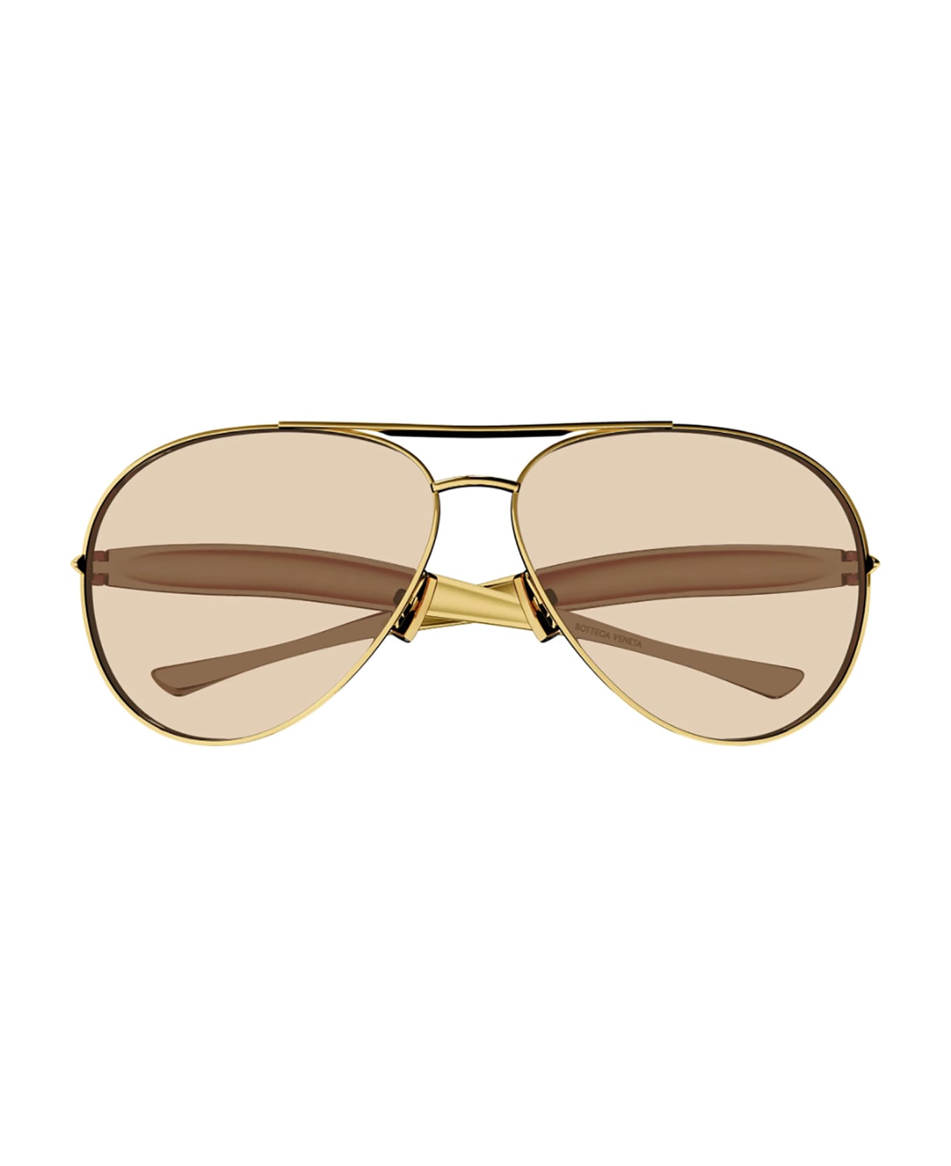 Bottega Veneta Eyewear Bv1305s Sunglasses - GOLD-GOLD-BROWN