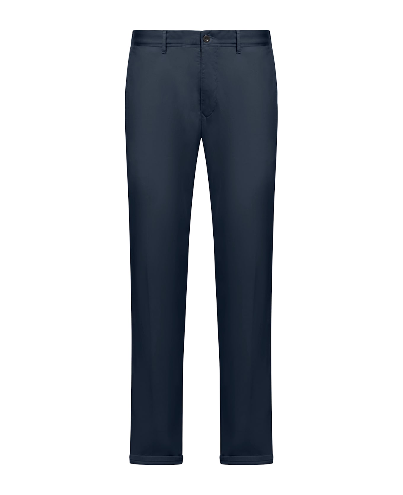 Incotex Slim Cotton Trousers - Blue