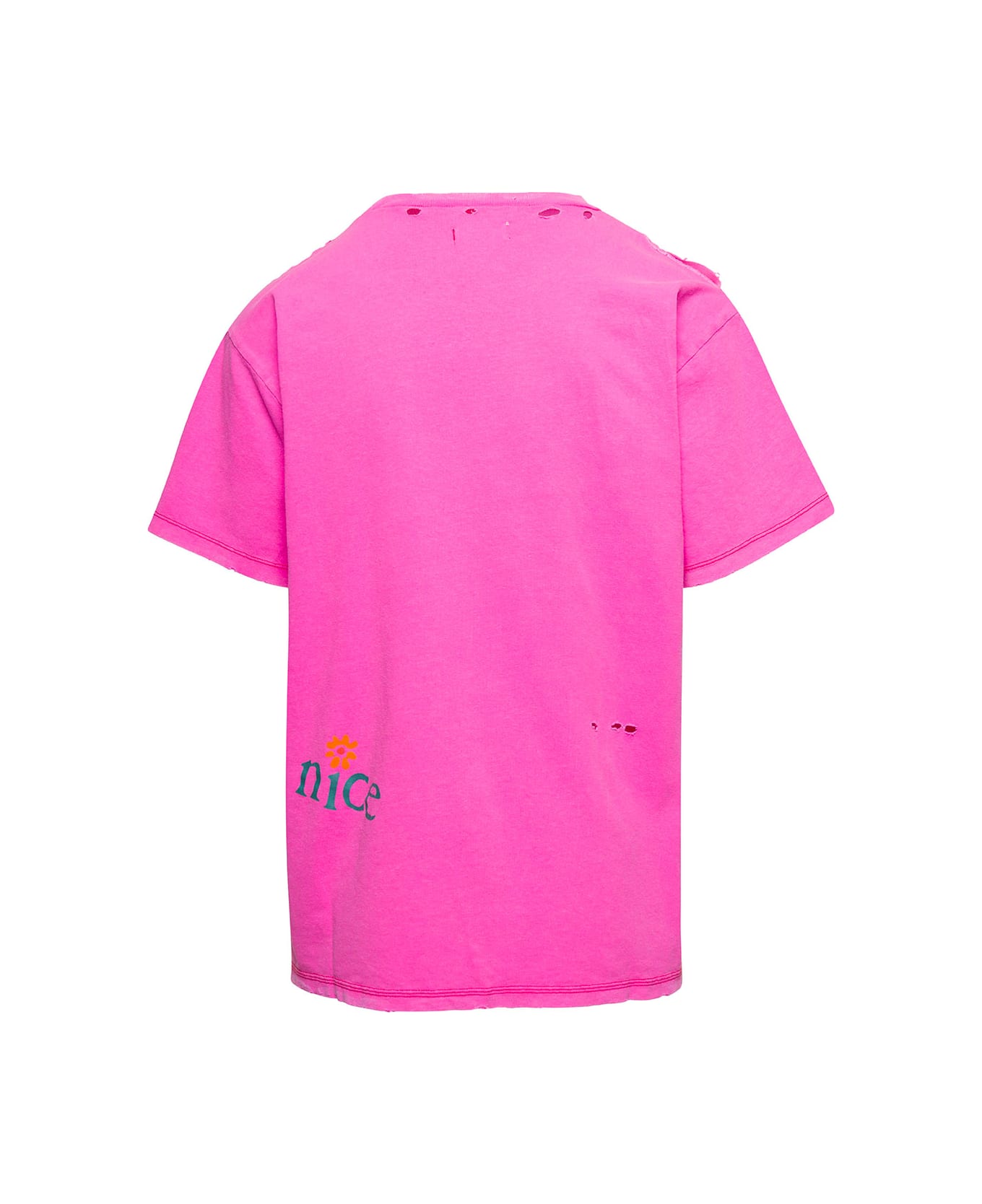 ERL Unisex Venice T-shirt Knit - Pink シャツ