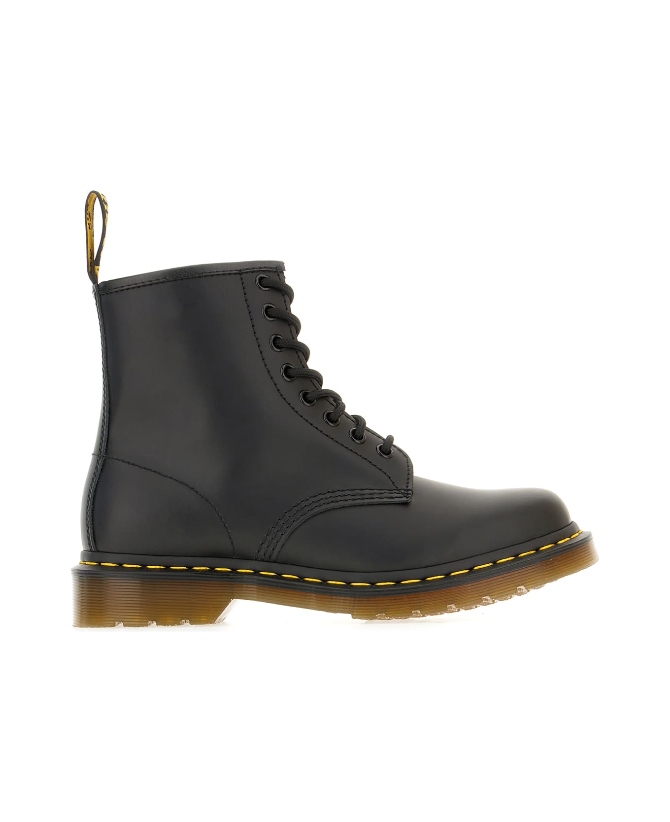 Dr. Martens Black Leather 1460 Boots - Black Smooth