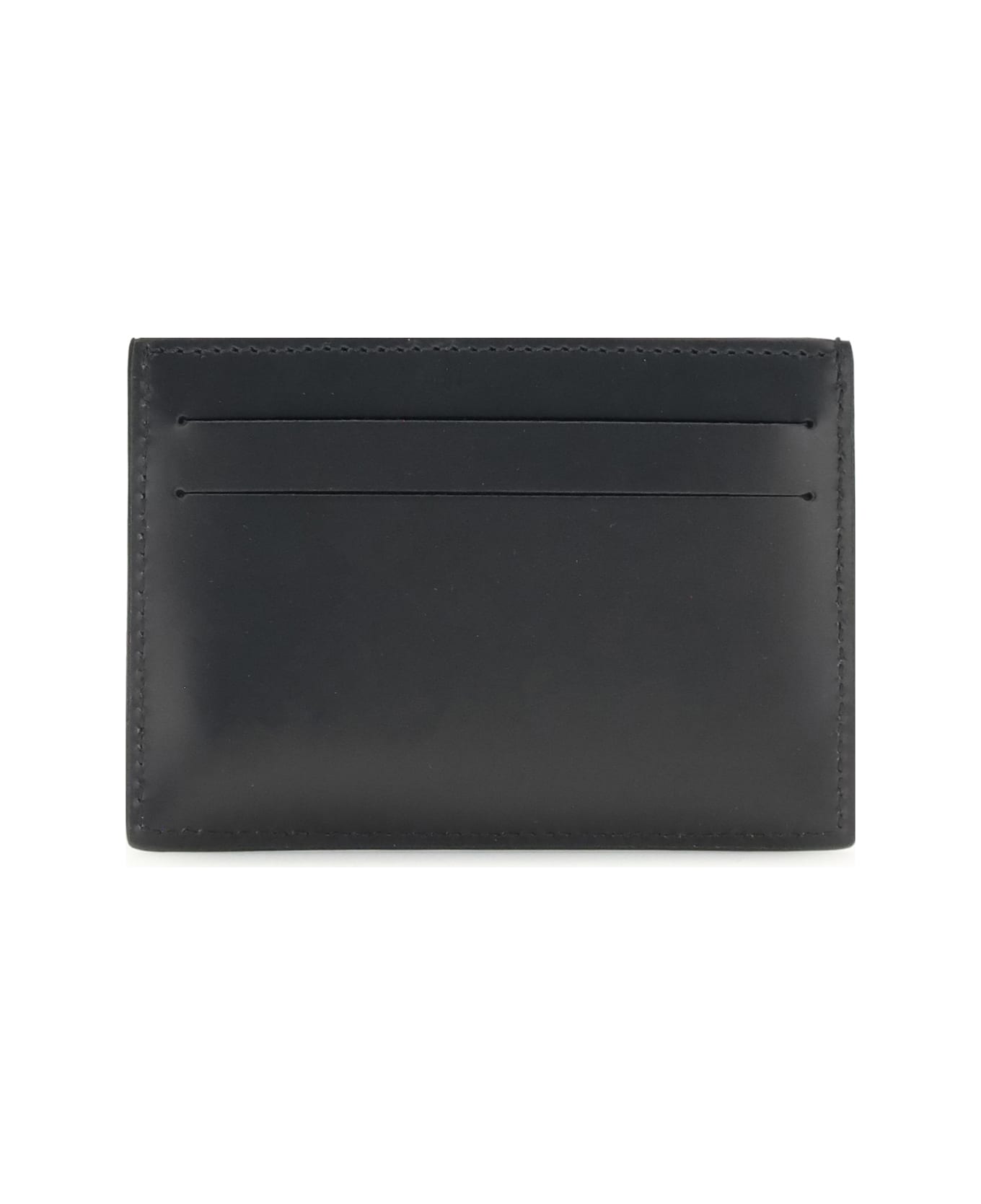 Fendi Slim Squared Ff Card Holder - BLACK