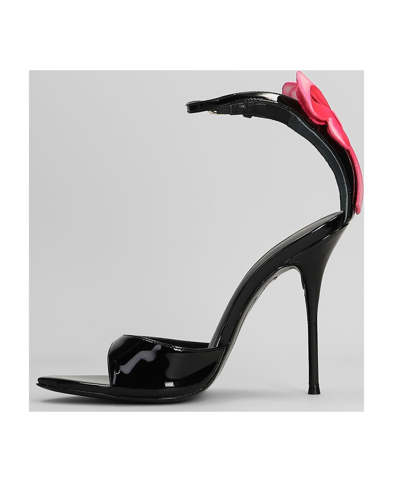 Sophia Webster Mademoiselle Sandals In Black Leather - black