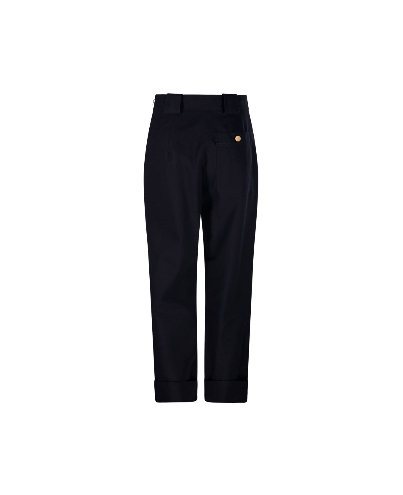 Max Mara Palio Wide Leg Trousers - Blue