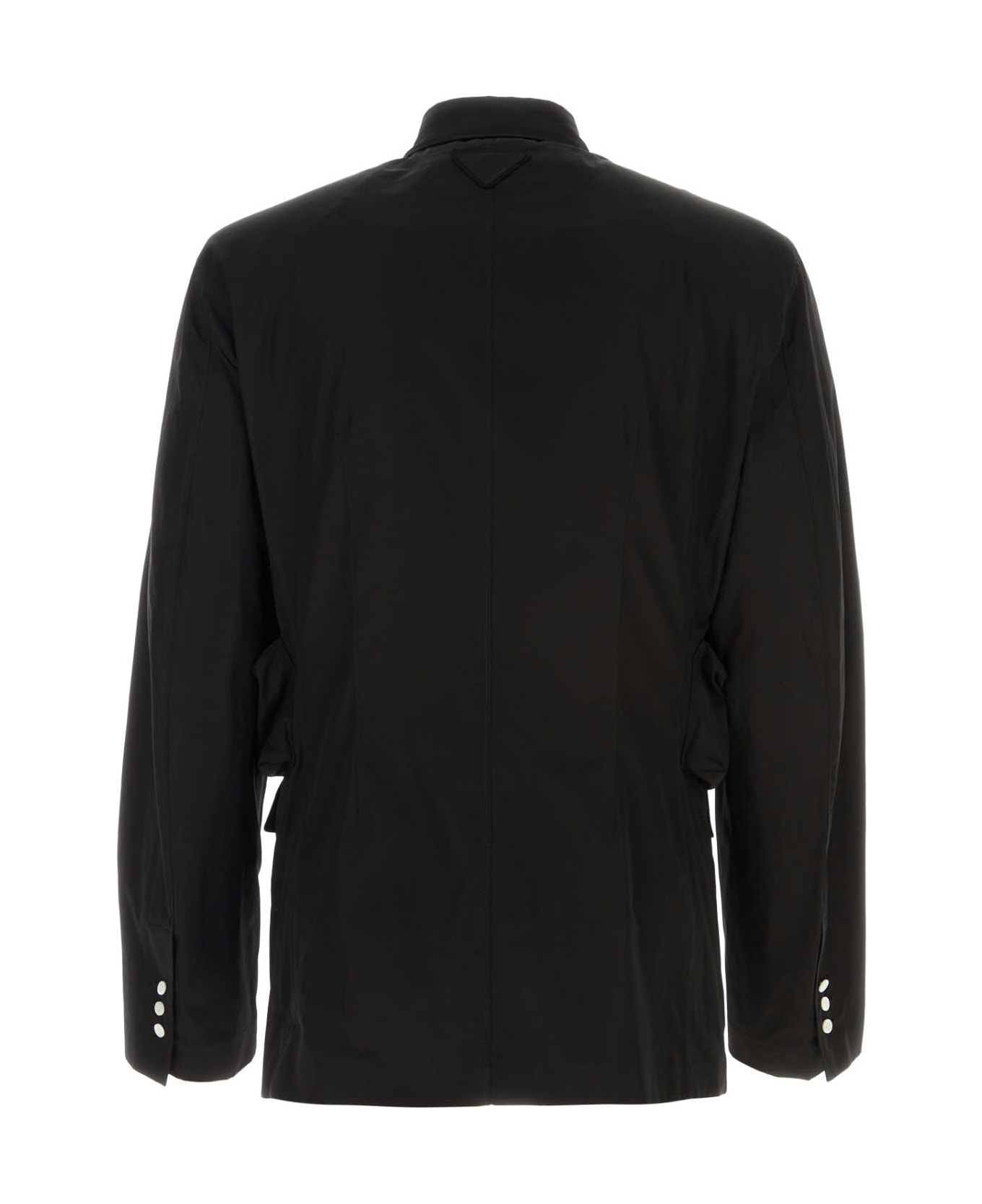 Prada Black Poplin Shirt - NERO