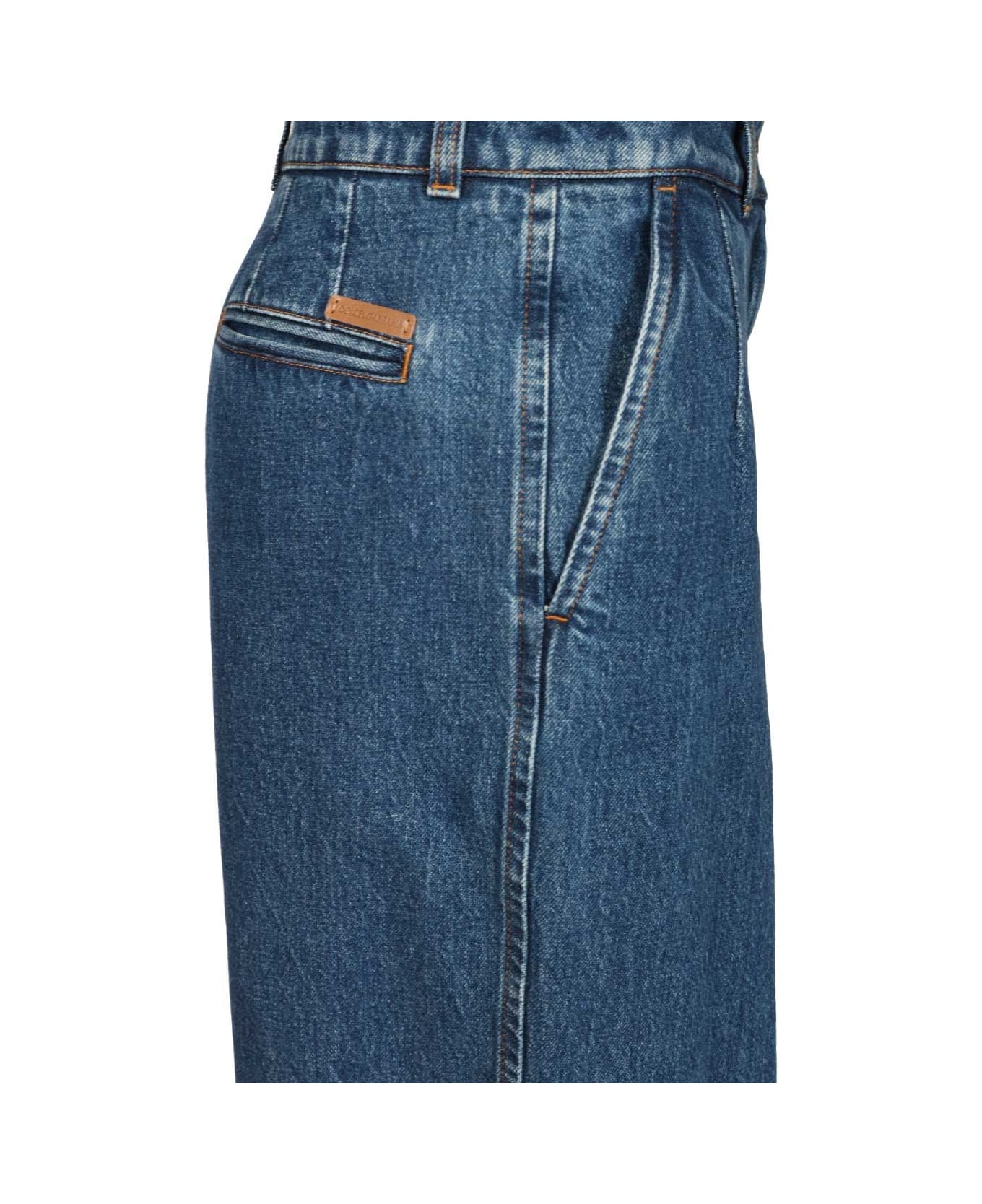 Dolce 
Gabbana Pantalone Gamba Ampia - Blue