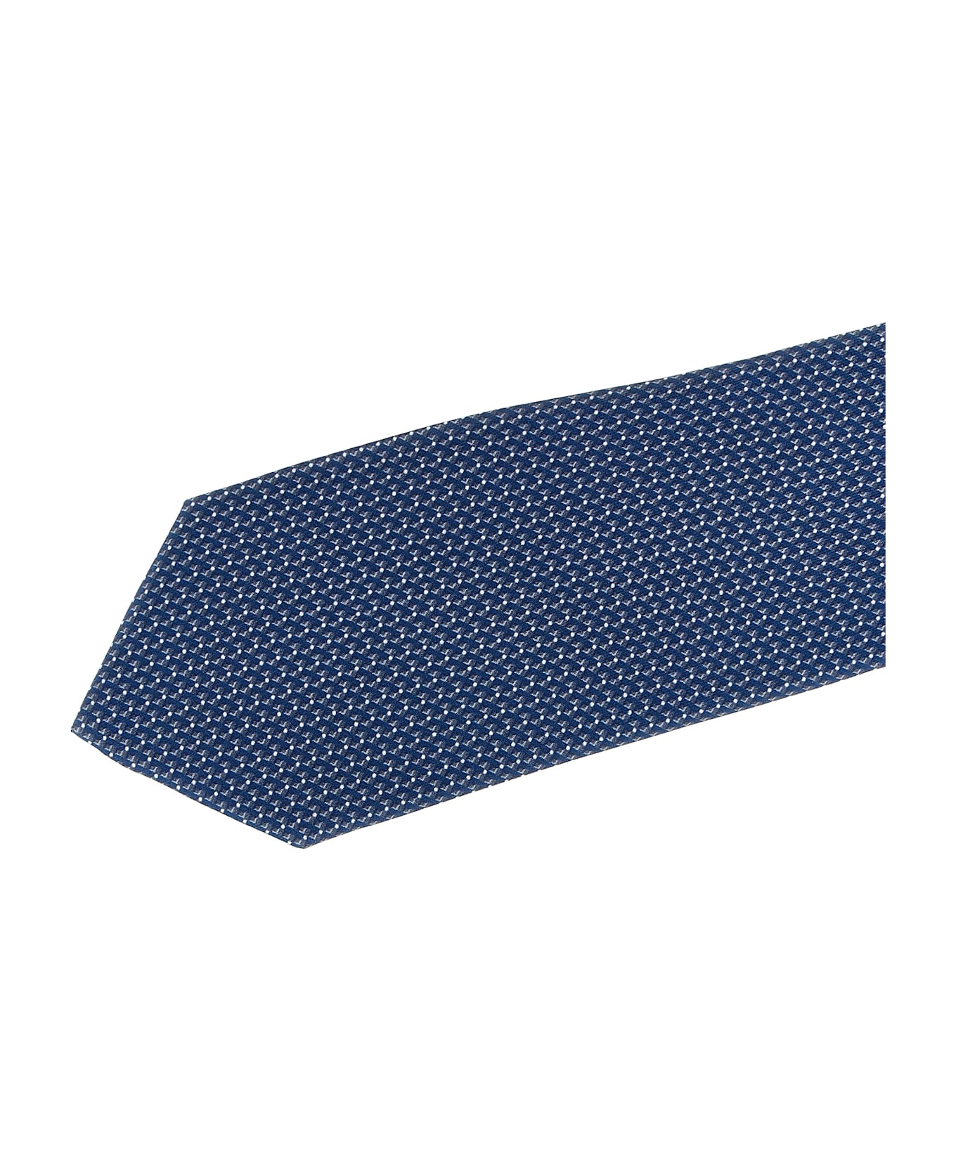 Pal Zileri Patterned Silk Tie - Blue