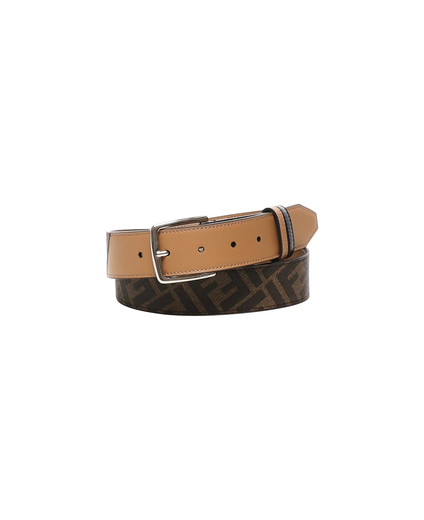 Fendi Diagonal Belt - Camel/Tobacco