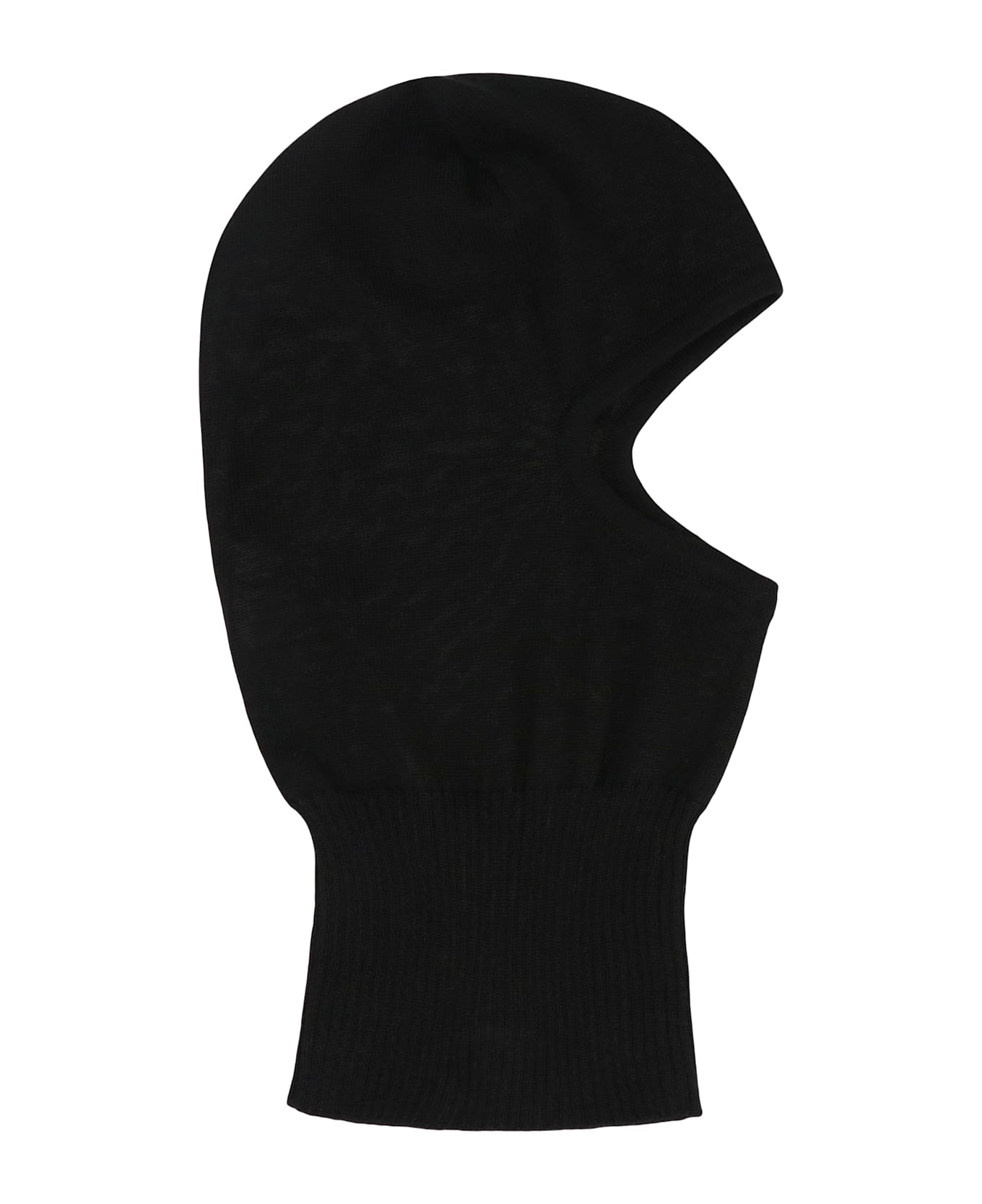 Rick Owens Knitted Balaclava - black