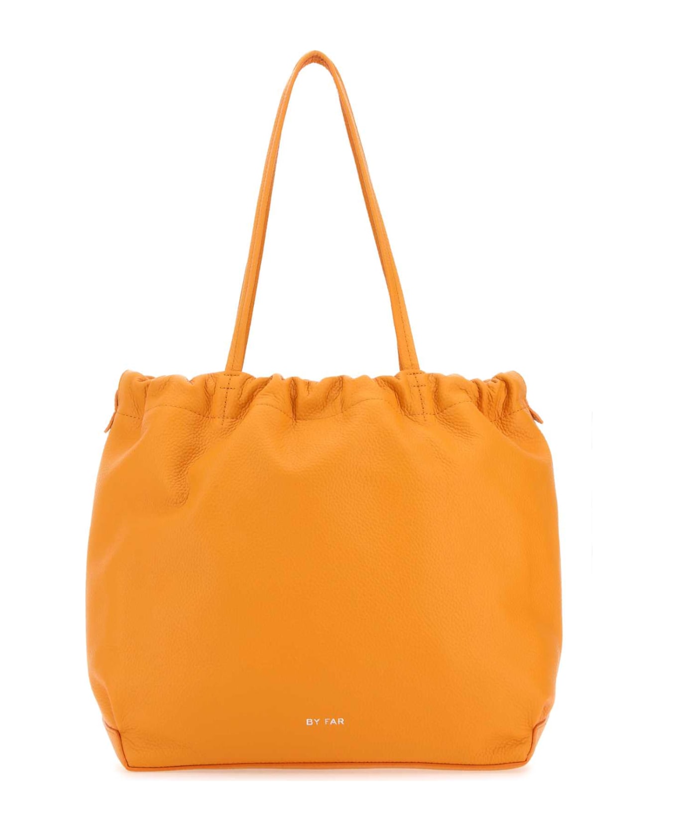 BY FAR Orange Nappa Leather Oslo Shopping Bag - Orange トートバッグ