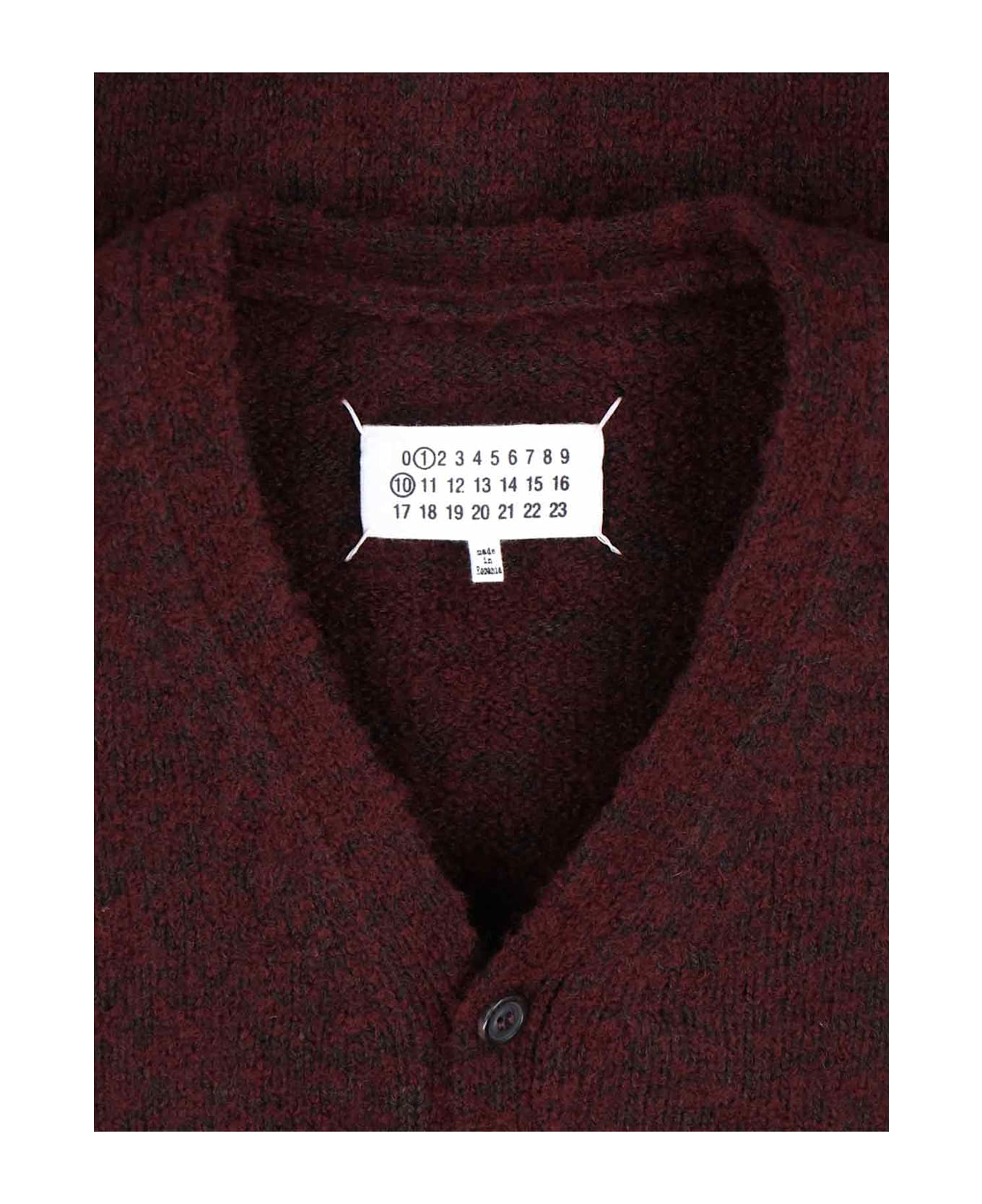 Maison Margiela Wool Blend Cardigan - Red
