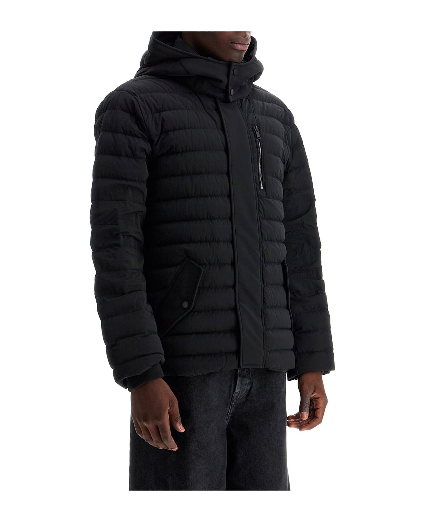 Moose Knuckles Greystone Quilted Jacket - Nero