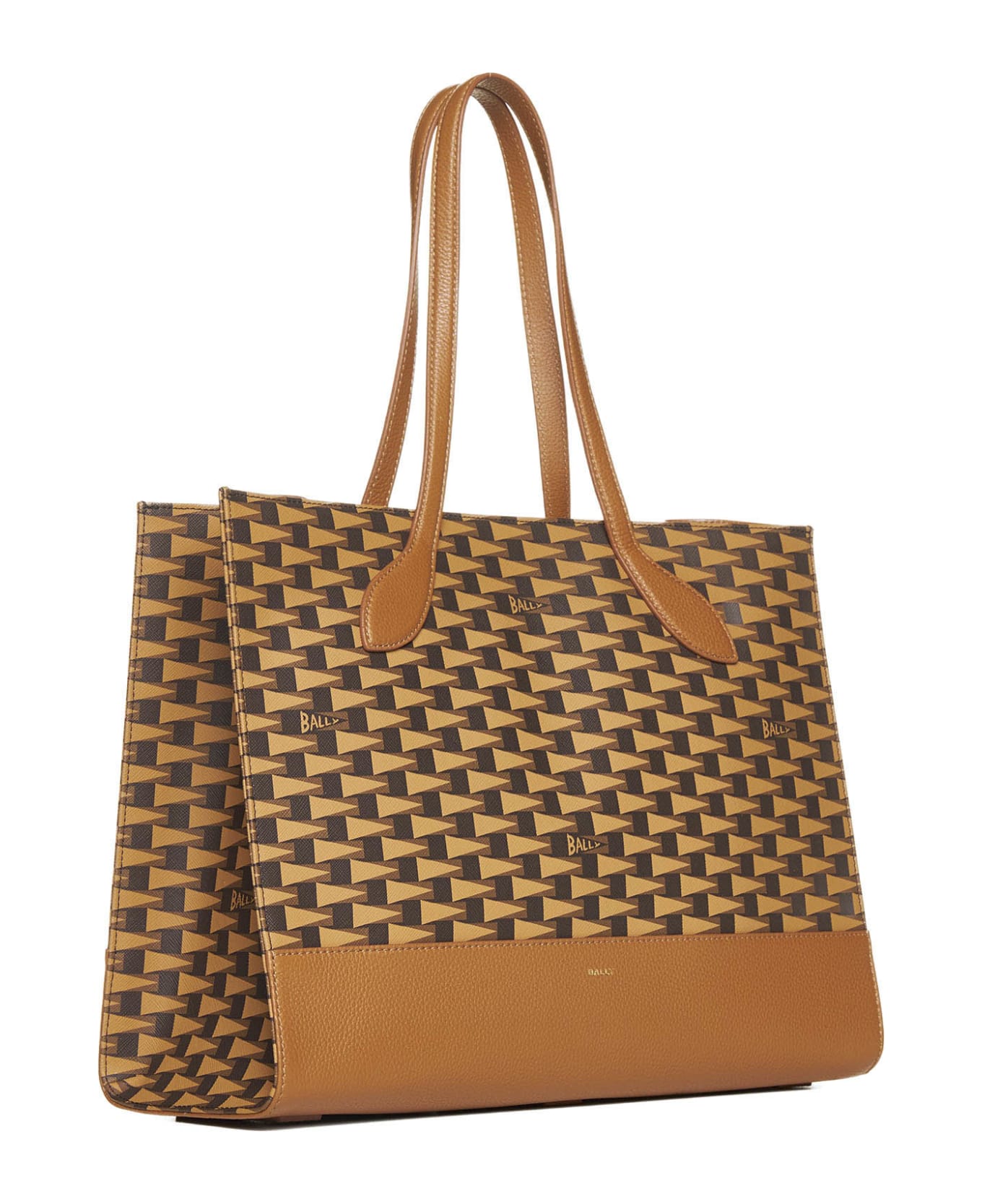 Bally Pennant Tote Bag - Beige トートバッグ