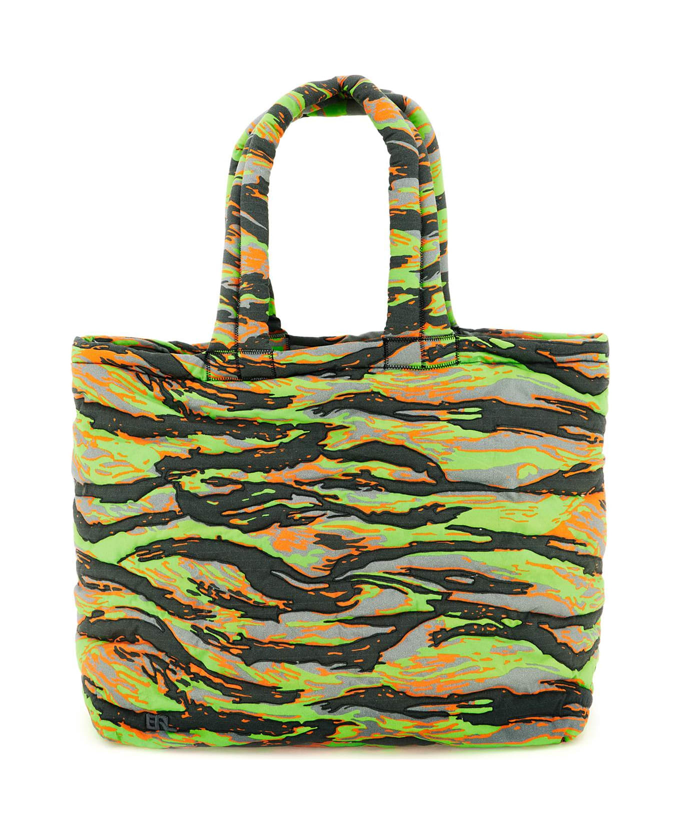 ERL Camouflage Puffer Bag - ERL GREEN RAVE CAMO 1 (Grey)