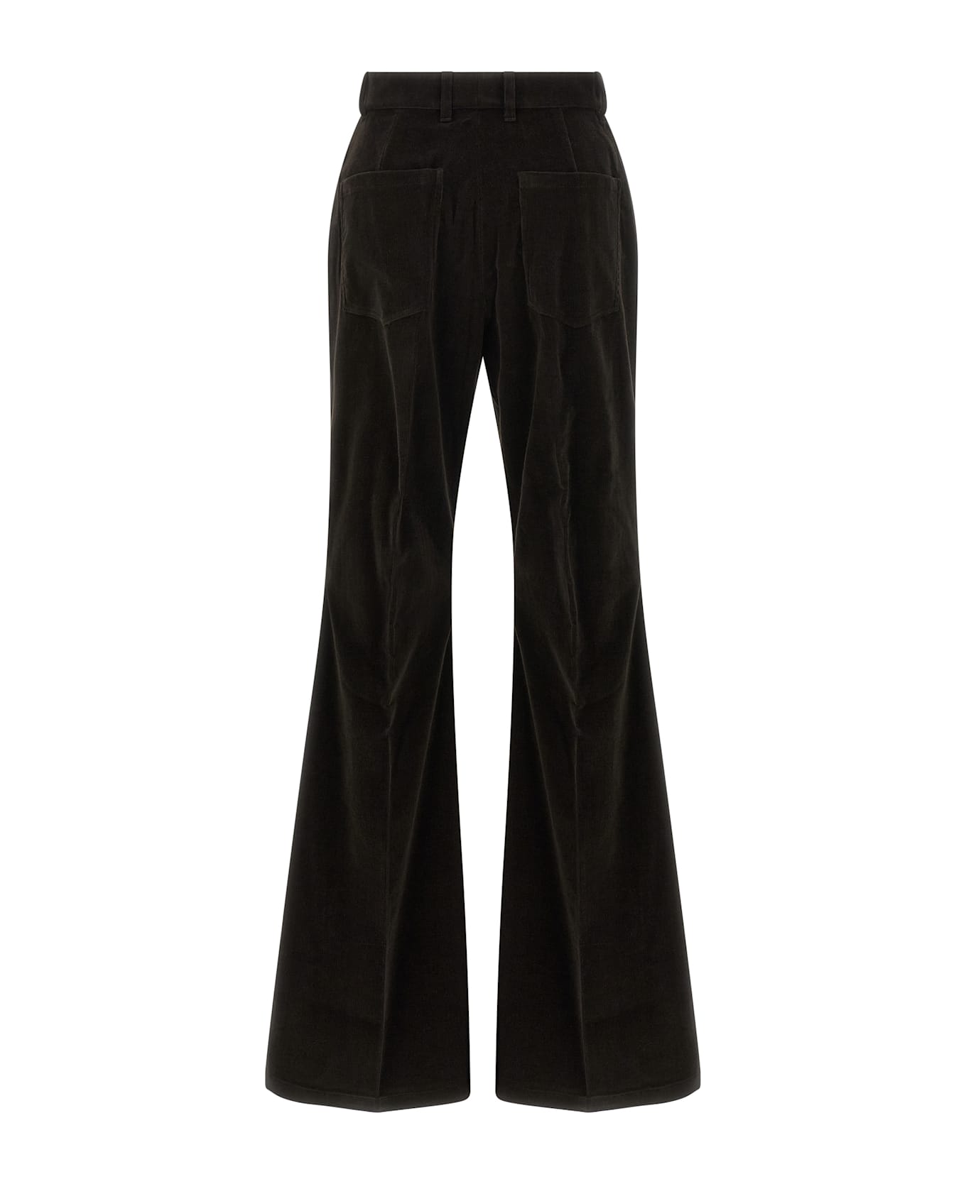 Ferragamo Velvet Pants - Brown
