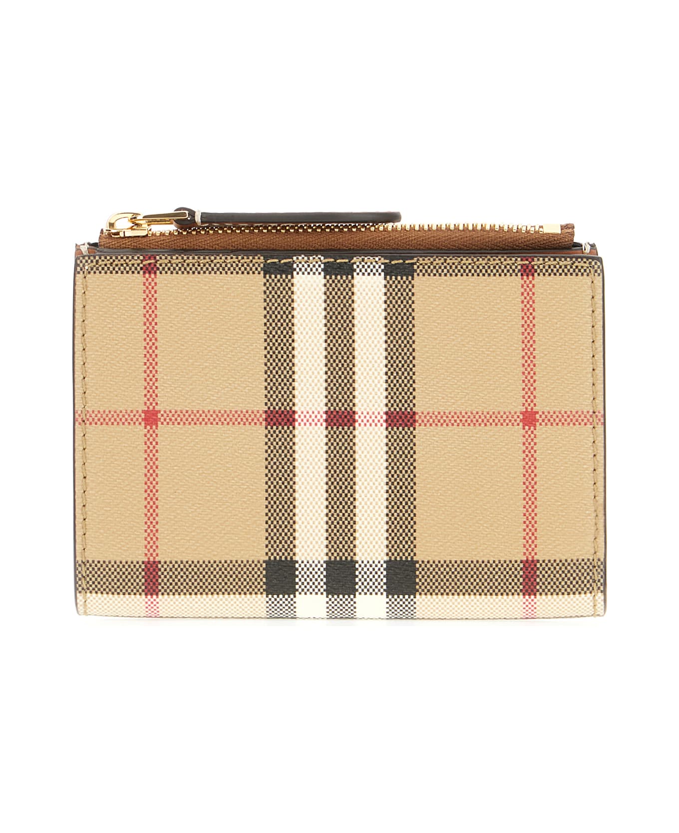 Burberry Printed Fabric Wallet - ARCHIVE BEIGE