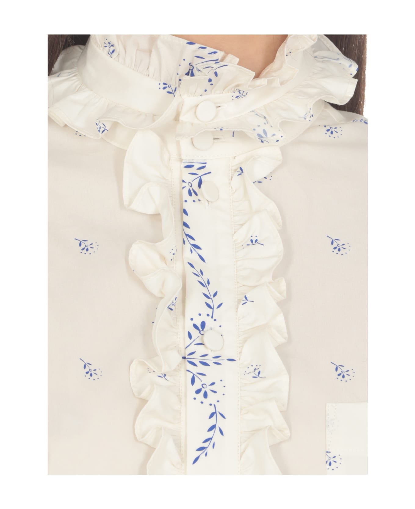 Philosophy di Lorenzo Serafini Cotton Mini Dress - White ワンピース＆ドレス