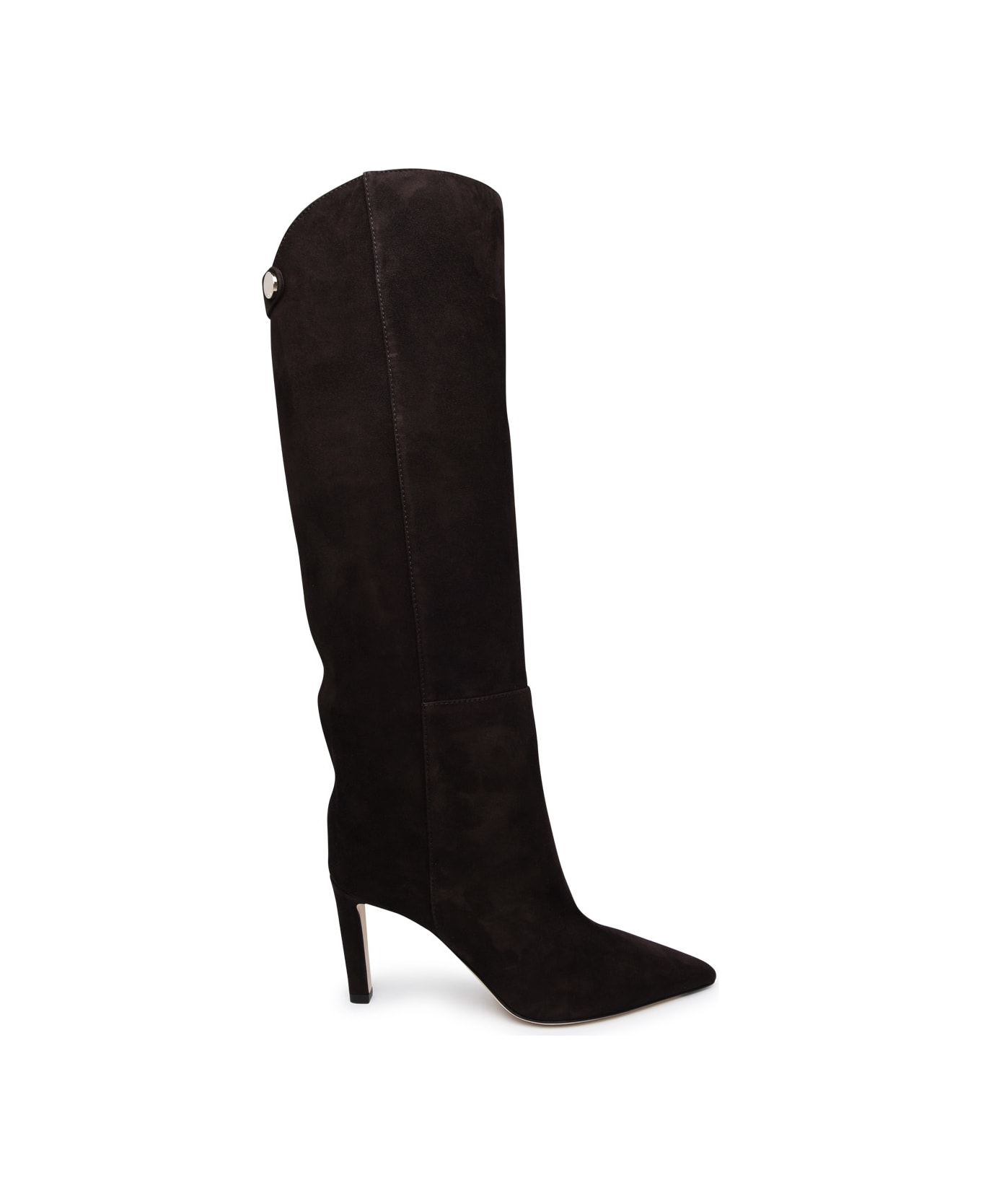Jimmy Choo Alizze Coffee Suede Boots - Brown ブーツ
