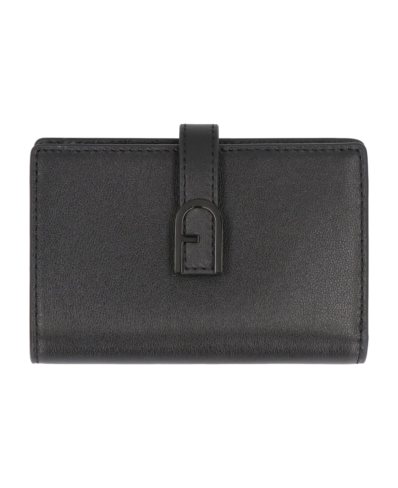Furla Flow Leather Wallet - black
