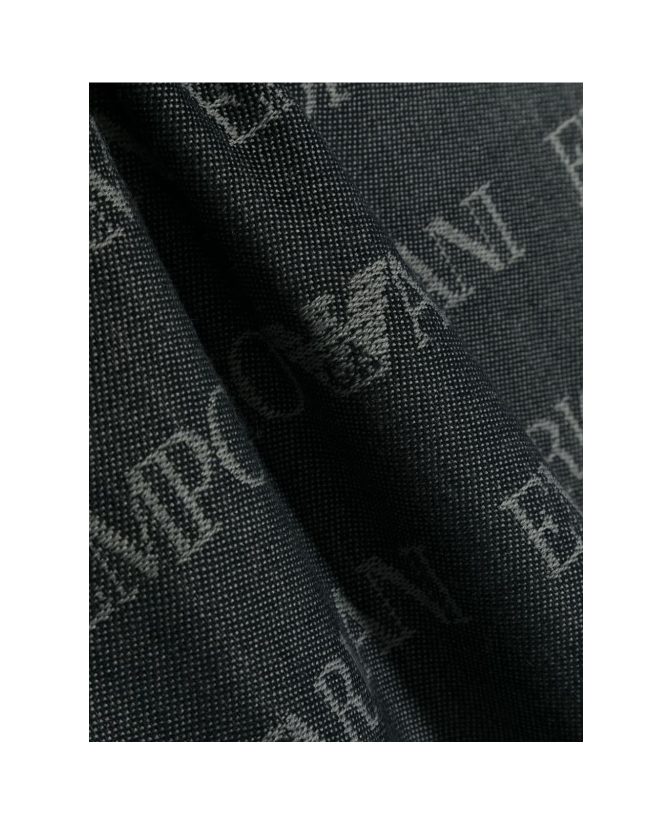 Emporio Armani Man`s Scarf 43x185 Cm - Blue