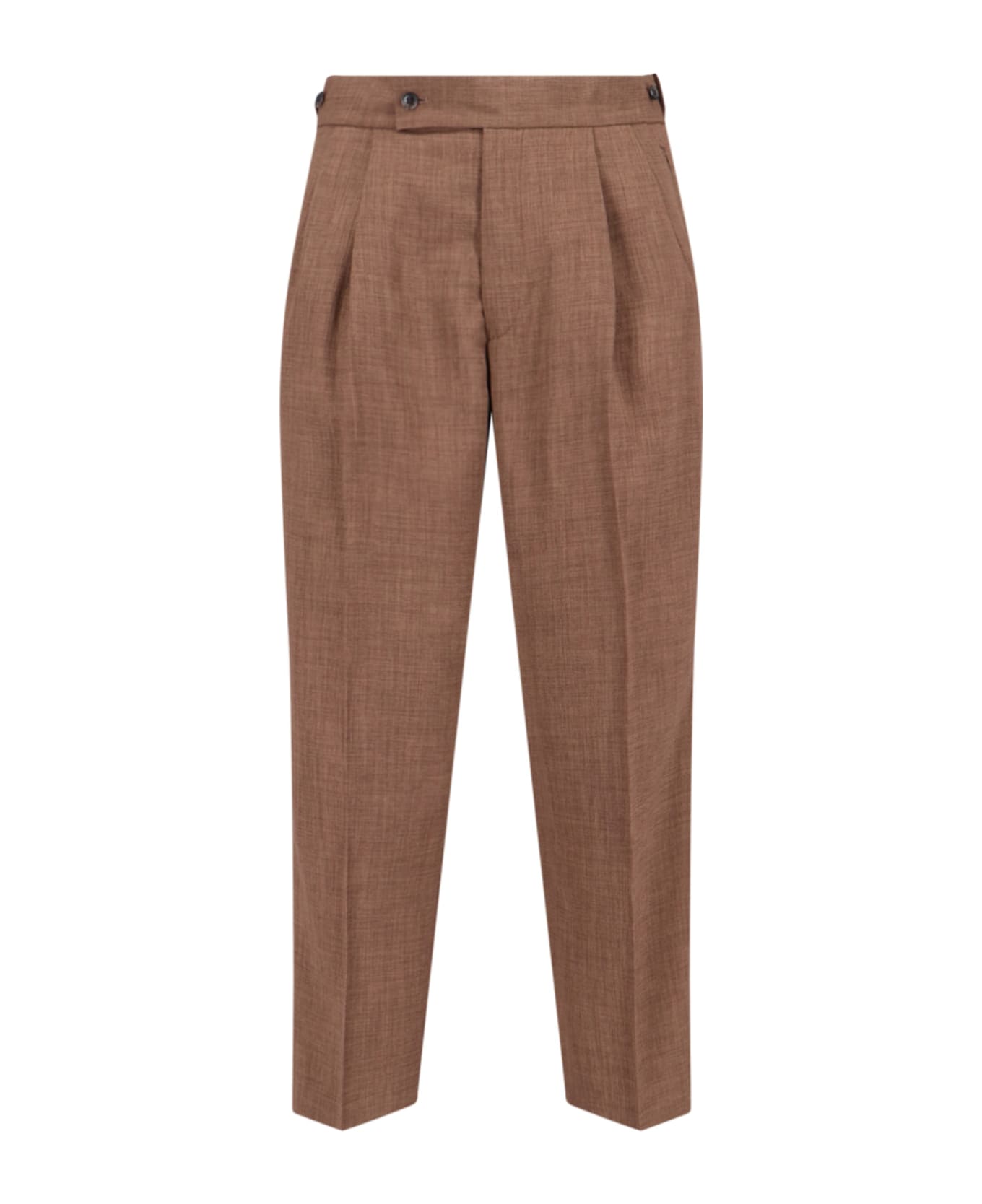 Needles Wide Tailored Trousers - Brown