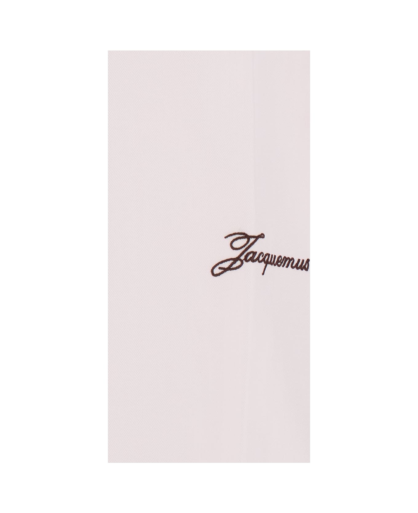 Jacquemus 
simon
 Pink Shirt With Logo Lettering On The Front In Cotton Man - Pink