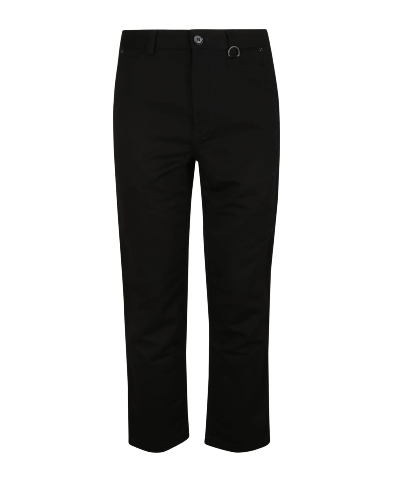 Burberry Buttoned Trousers - Black