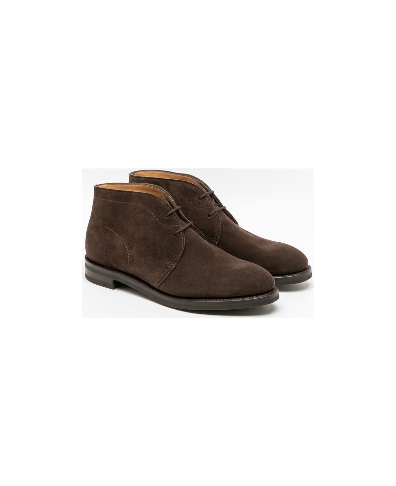 John Lobb Elmer Bruinn Suede Chukka Boot - Marrone