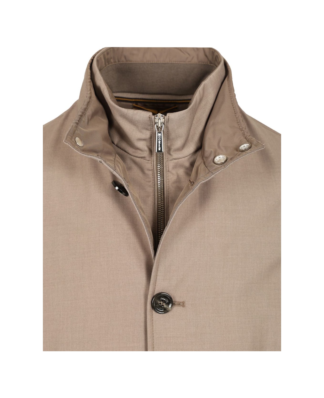 Moorer Bernie-pum Bomber Over Fit - Sabbia