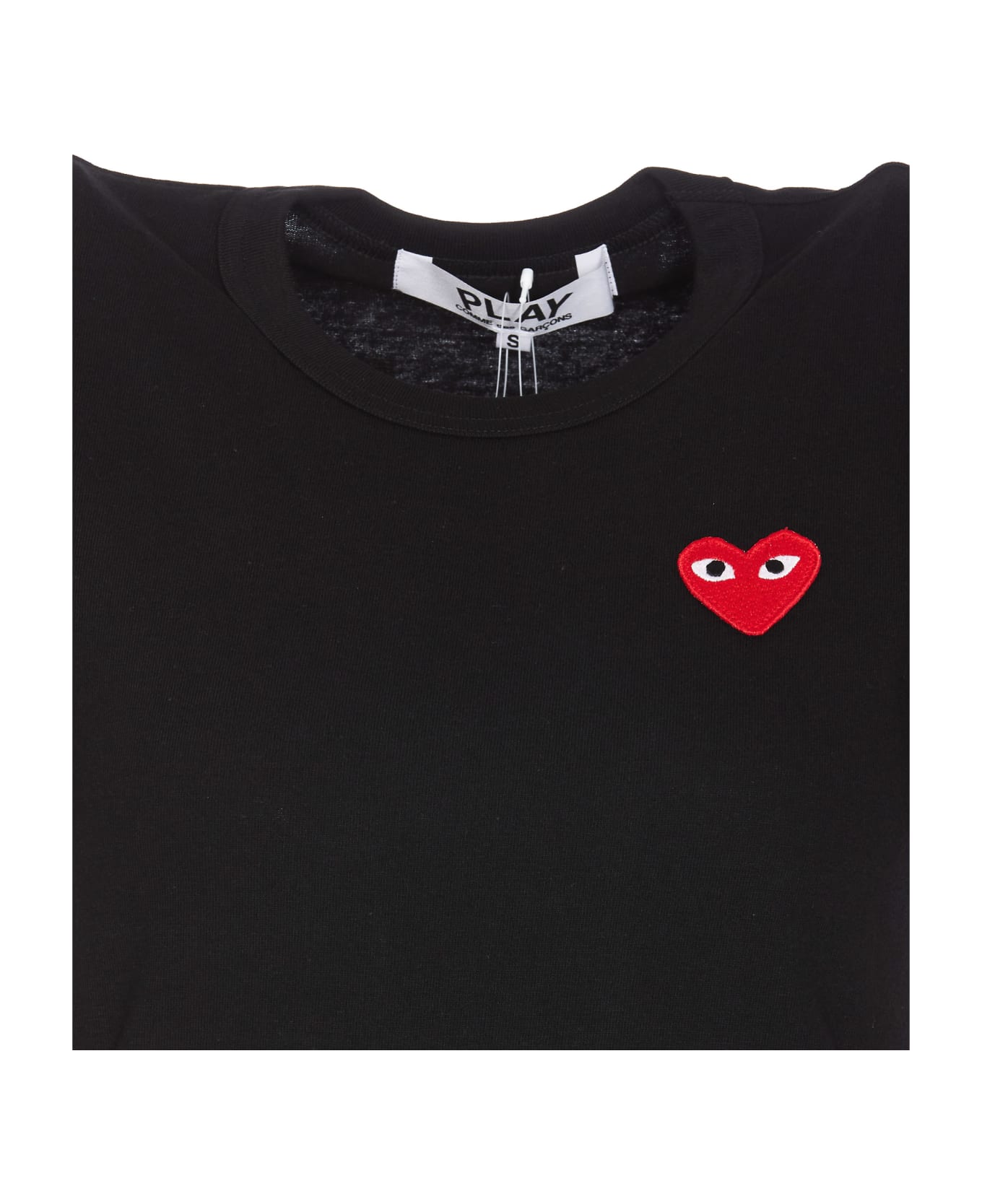 Comme des Garçons Heart Logo T-shirt - Black