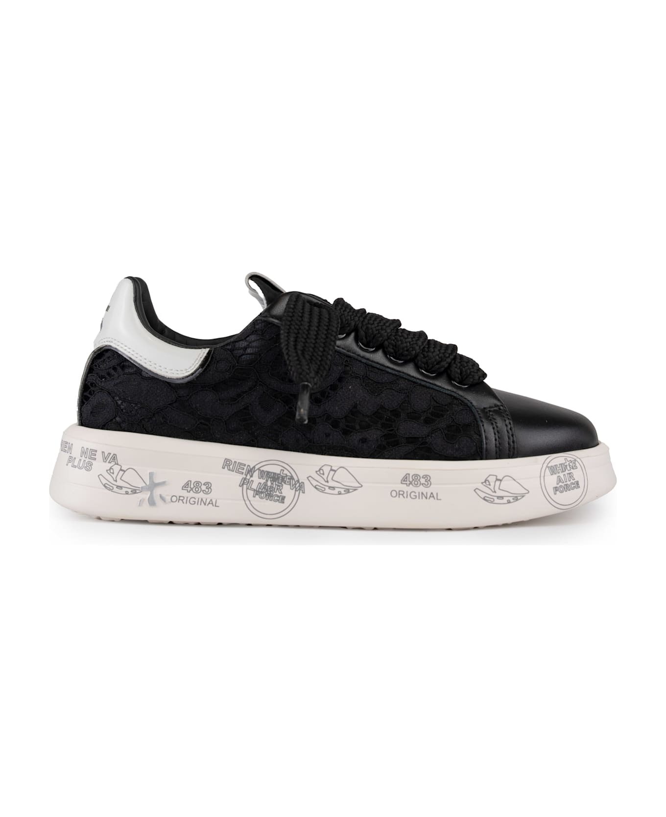 Premiata Belle 7042 Sneakers - Black