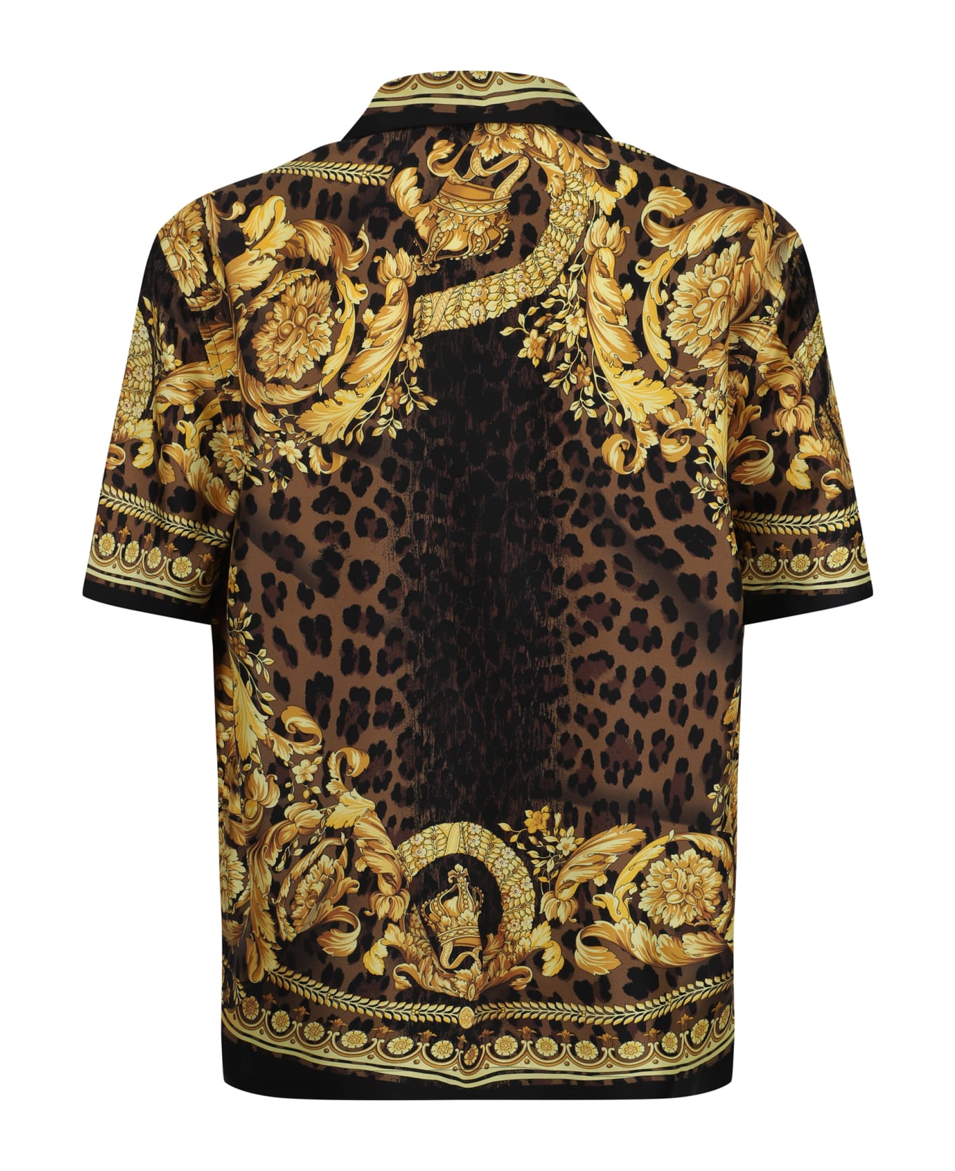 Versace Informal Shirt - Chestnut+gold