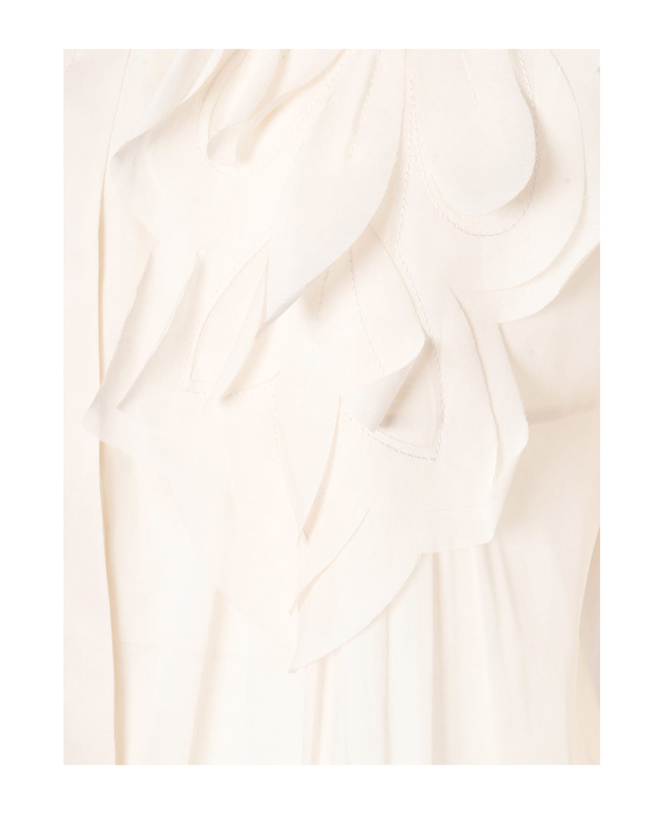 Alberta Ferretti Beige Shirt - WHITE