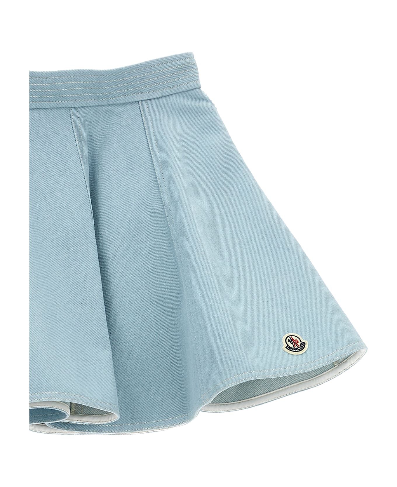 Moncler Denim Skirt - White