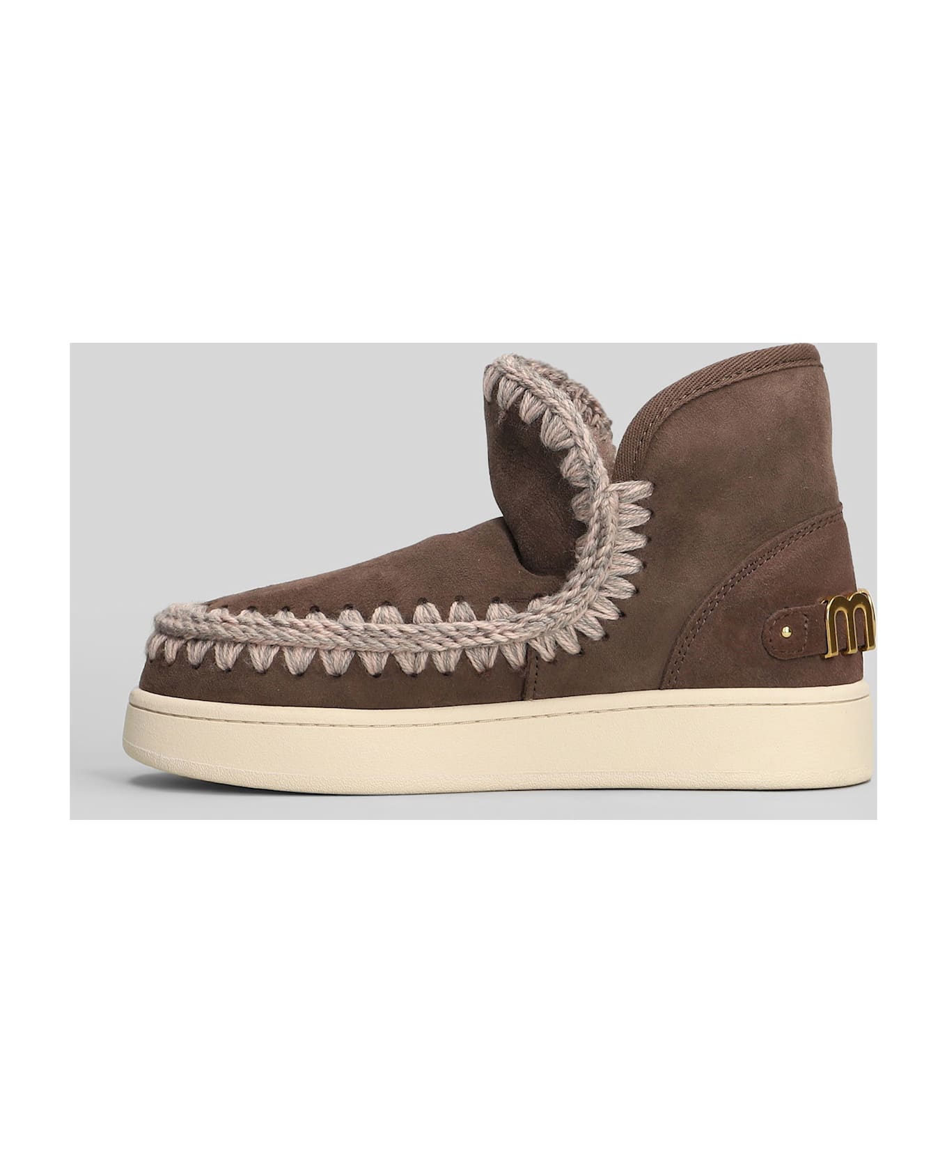 Mou New Eskimo Sneaker Sneakers In Brown Suede - brown