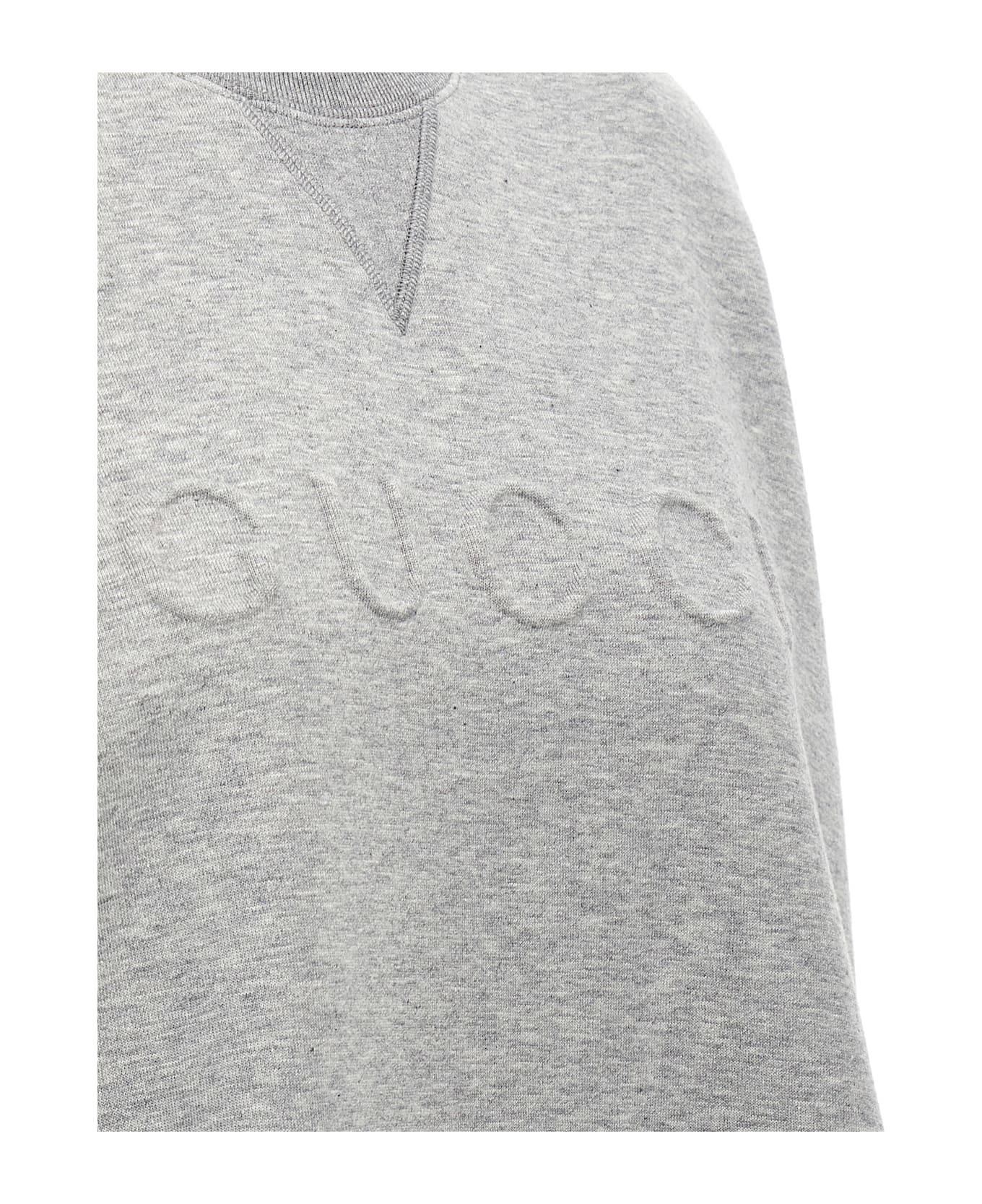 Gucci Embossed Logo Sweatshirt - Gray