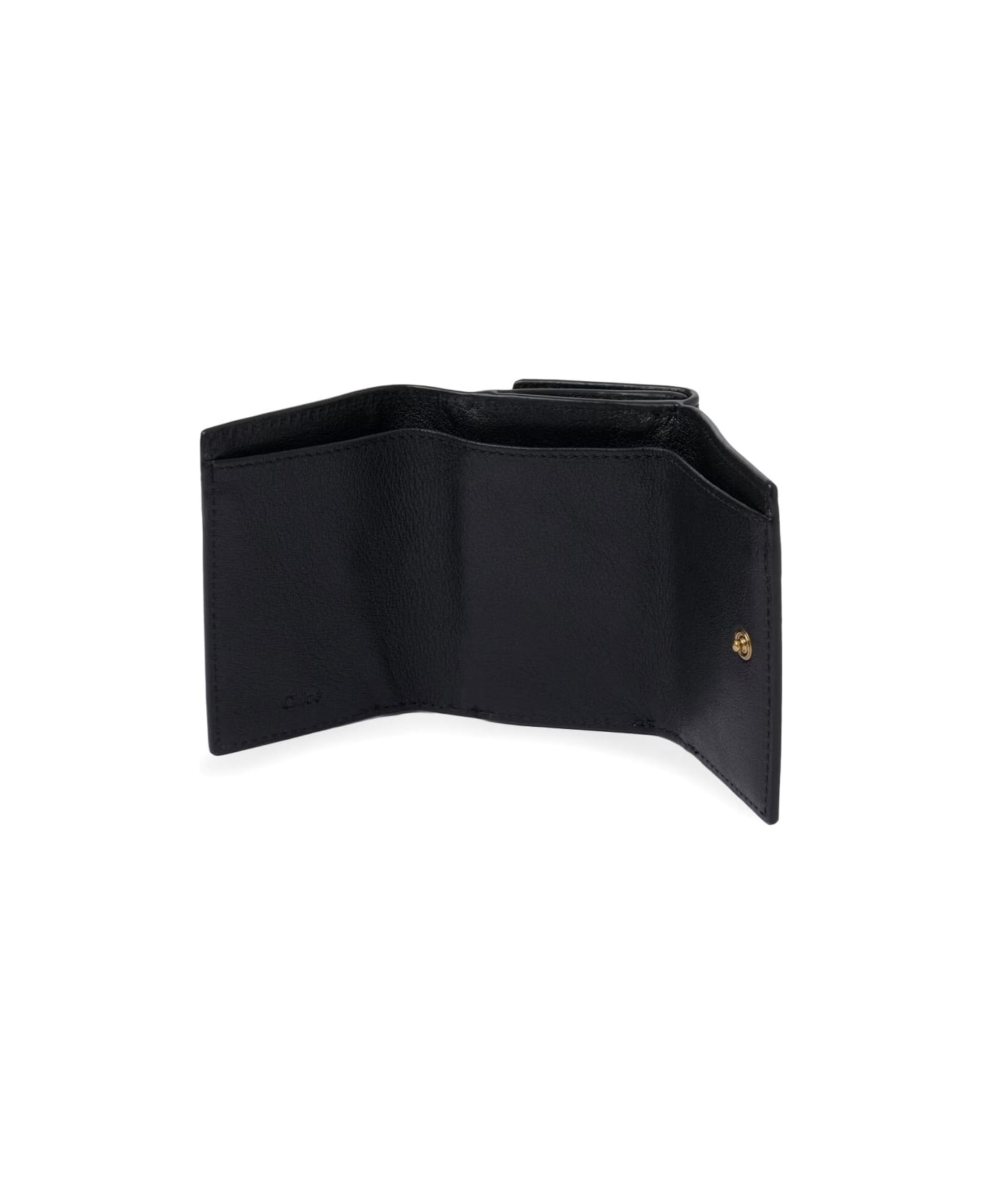 Chloé Paddington Leather Wallet - Black