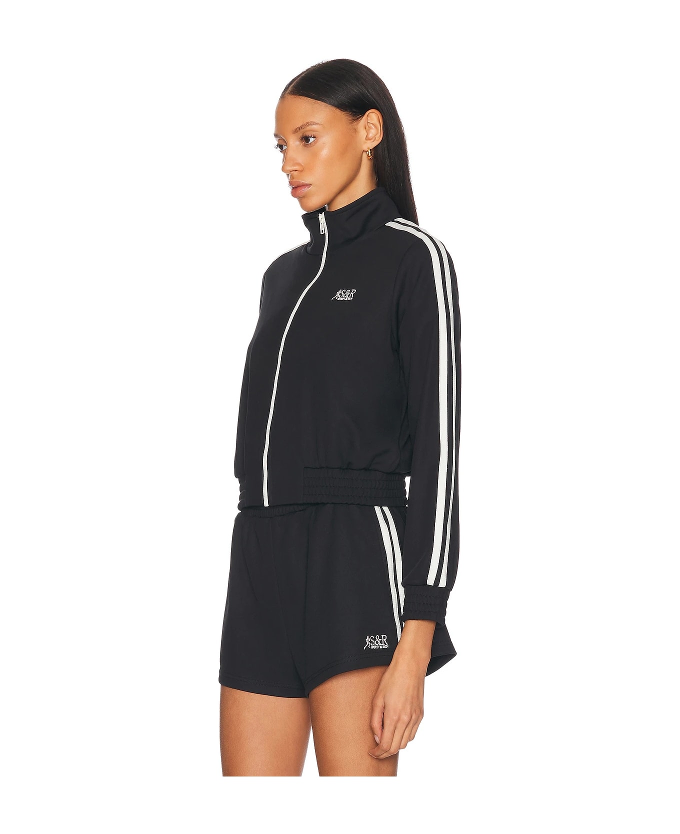 Sporty 
Rich Sr Runner Elio Track Jacket - Black