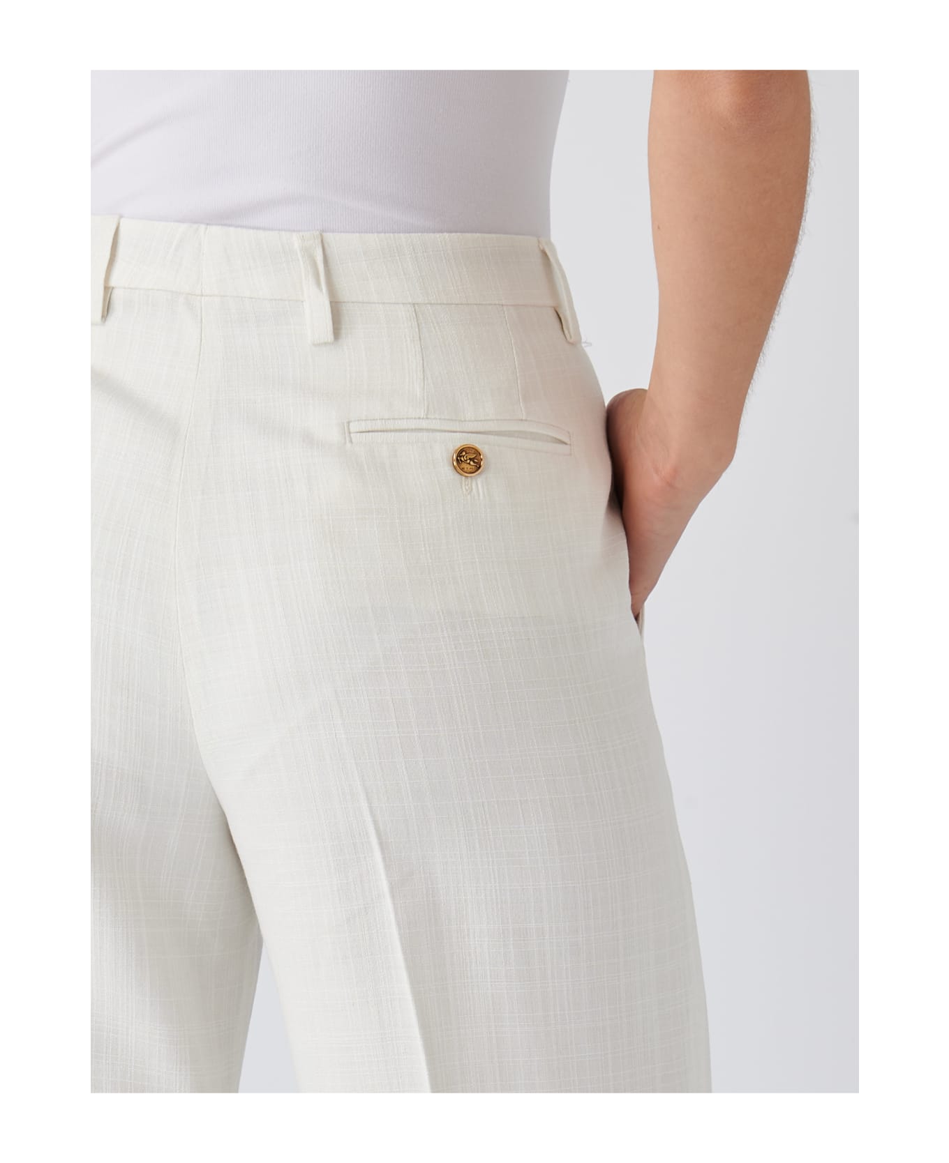 Etro Trousers Trousers - BIANCO