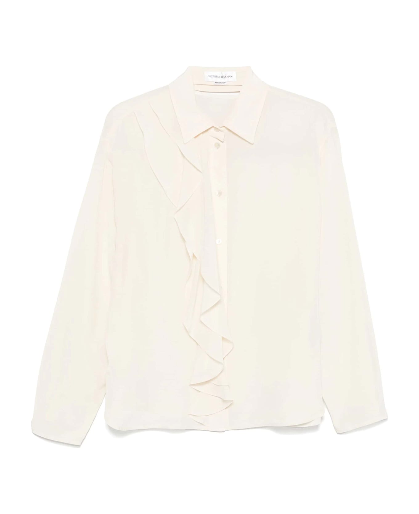 Victoria Beckham Ruffle Details Blouse - Ivory