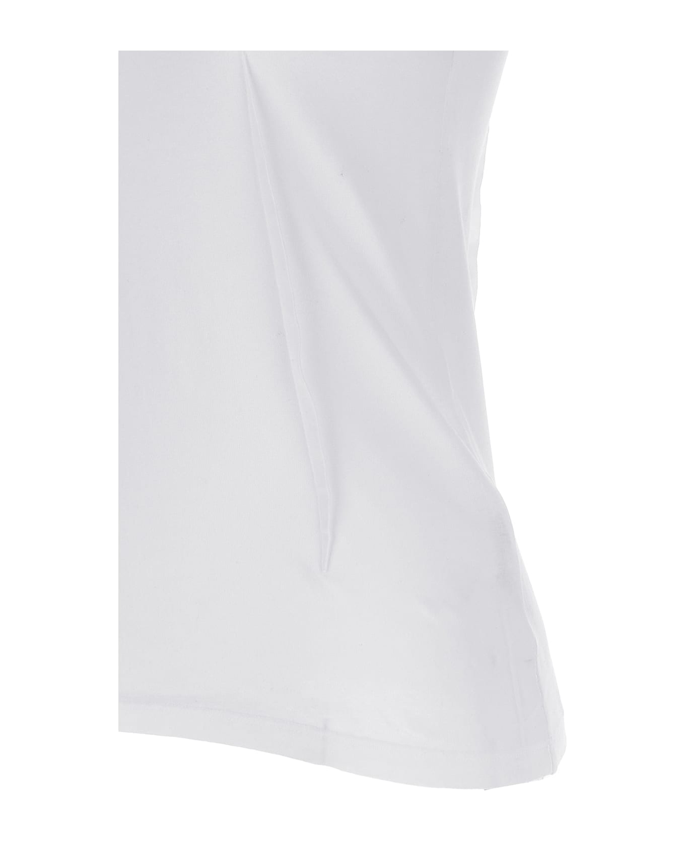 MM6 Maison Margiela Tank Top Ruffles - White